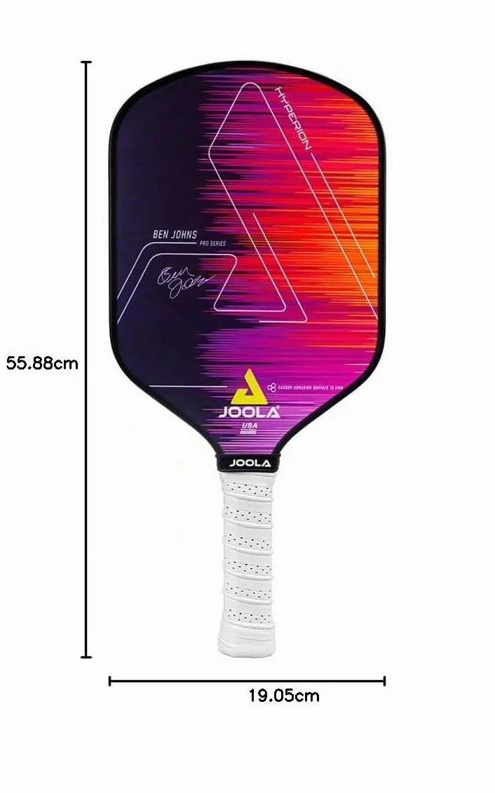 JOOLA Ben Johns Hyperion Pro Raquette de Pickleball édition Tournoi – Options de Technologie de Surface – Noyau en nid d'abeille en polypropylène 13,5 mm, 14 mm ou 16 mm