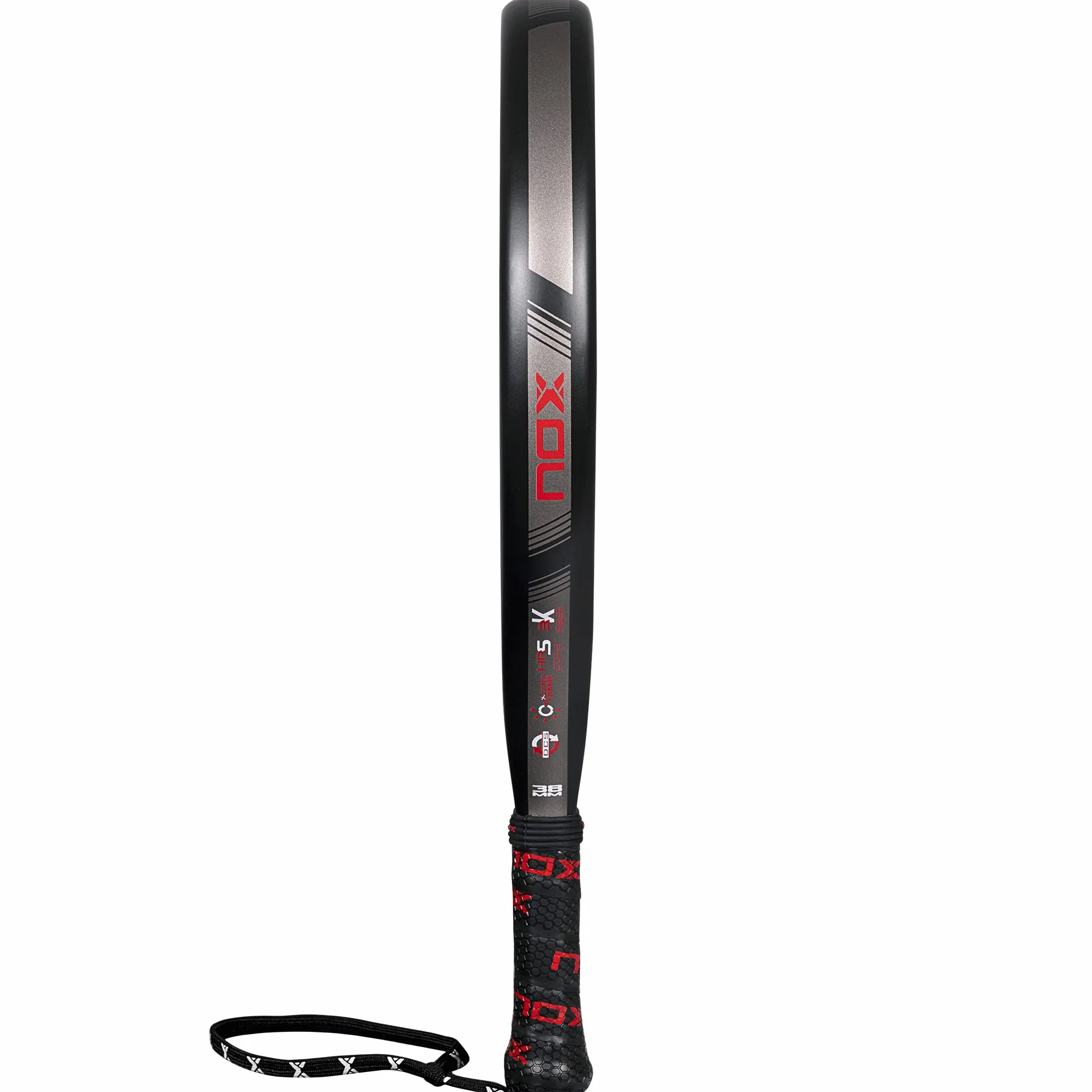 NOX Pelle de Padel Set - Exclusive Series, Noir - Rouge, Standard (Pelle Set 22 Exclusive Amazon)