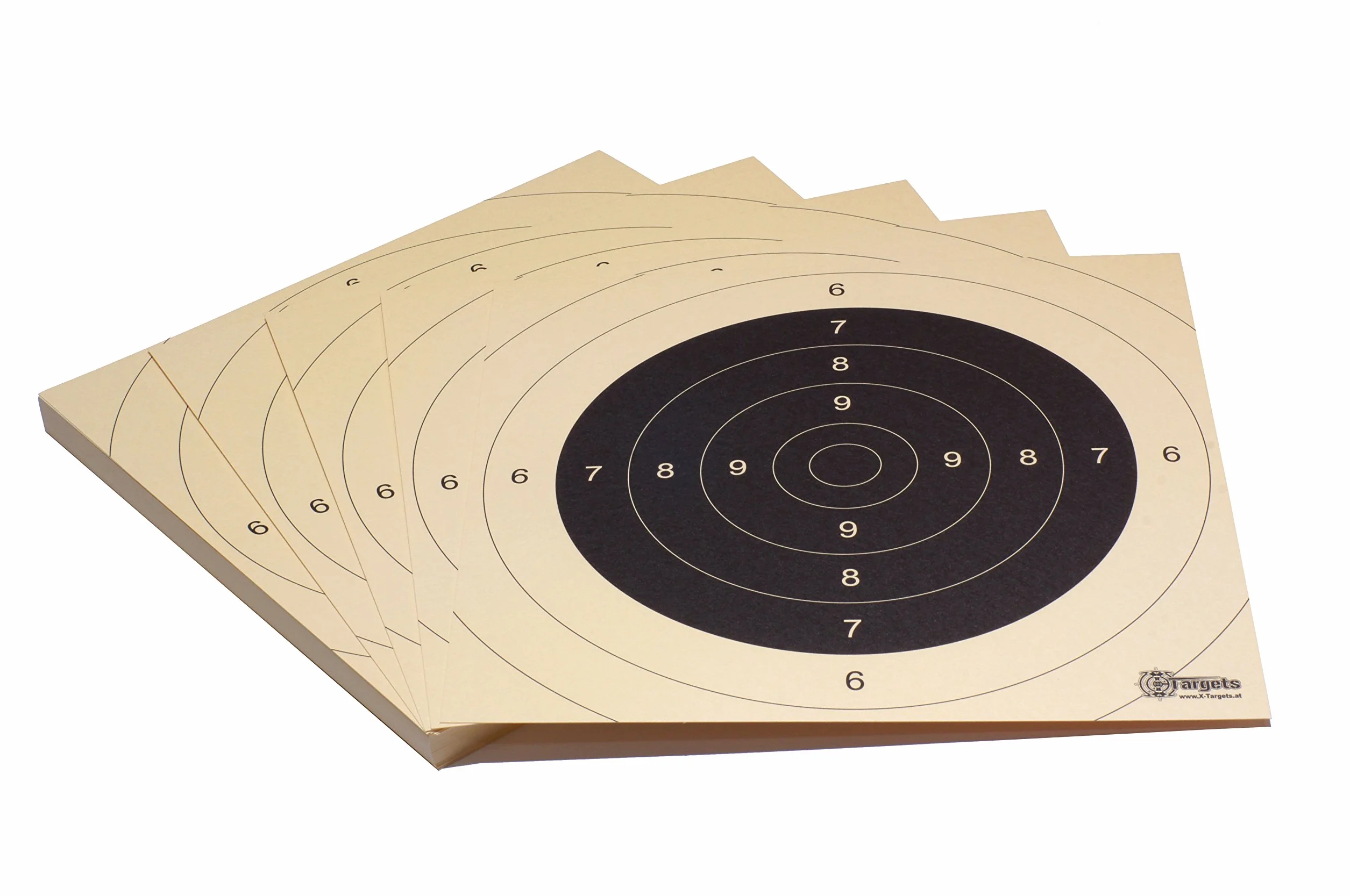 Cible *Standard Target* / 26 x 26 cm / Carton pour cible de tir 200 g/m²