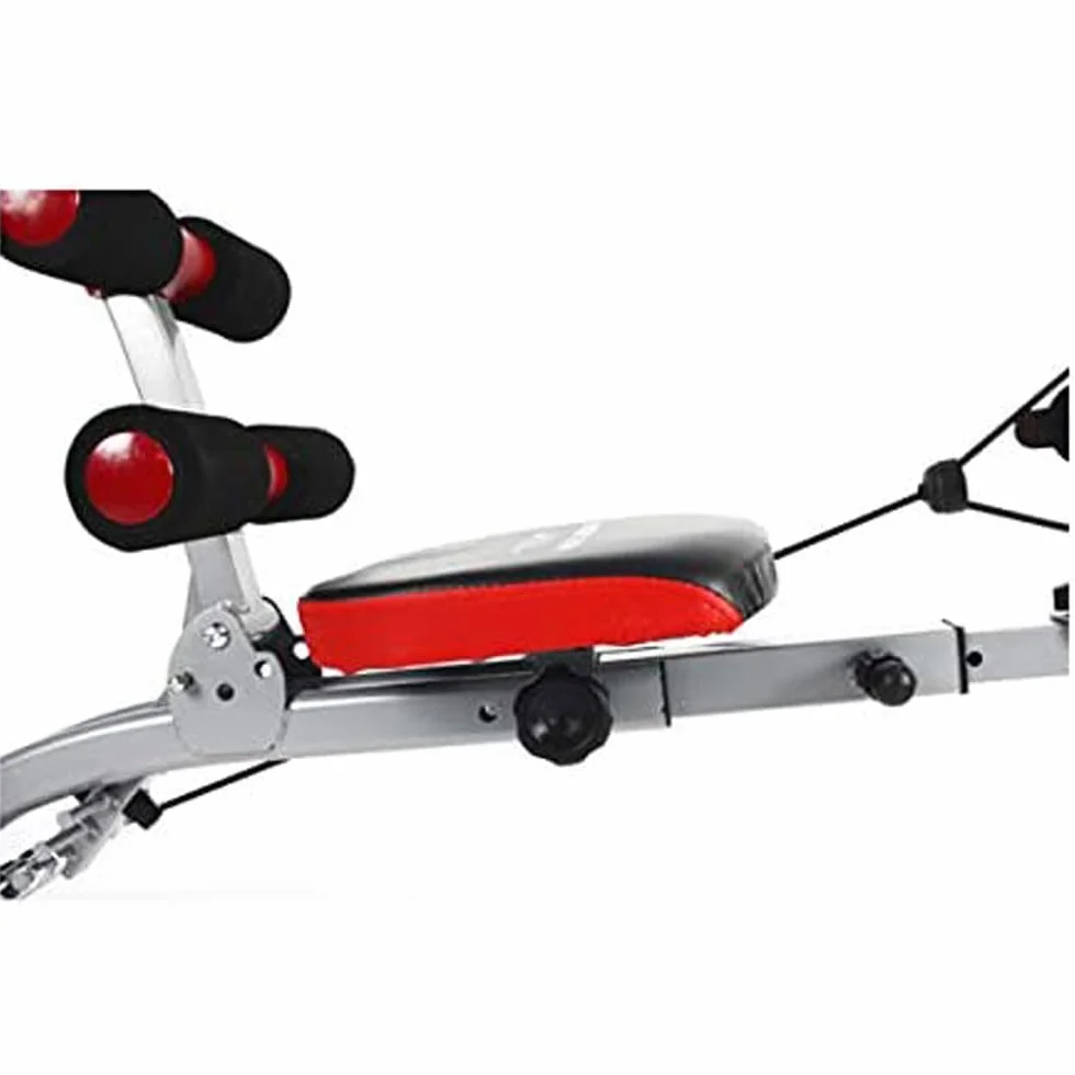TechFit Abdos Musculation Bench, All Crunch, Multifonction 6 en 1 Banc Abdominaux de Gym Pliant Équipement de Fitness Vertical, Banc de Musculation Pliable d'entraînement complet du corps