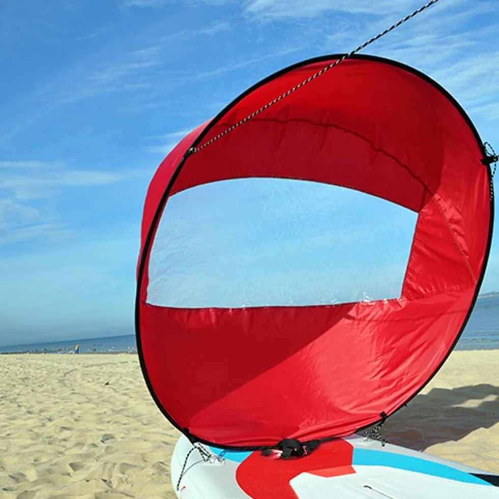 Voile de kayak orange en PVC pour planche de paddle
