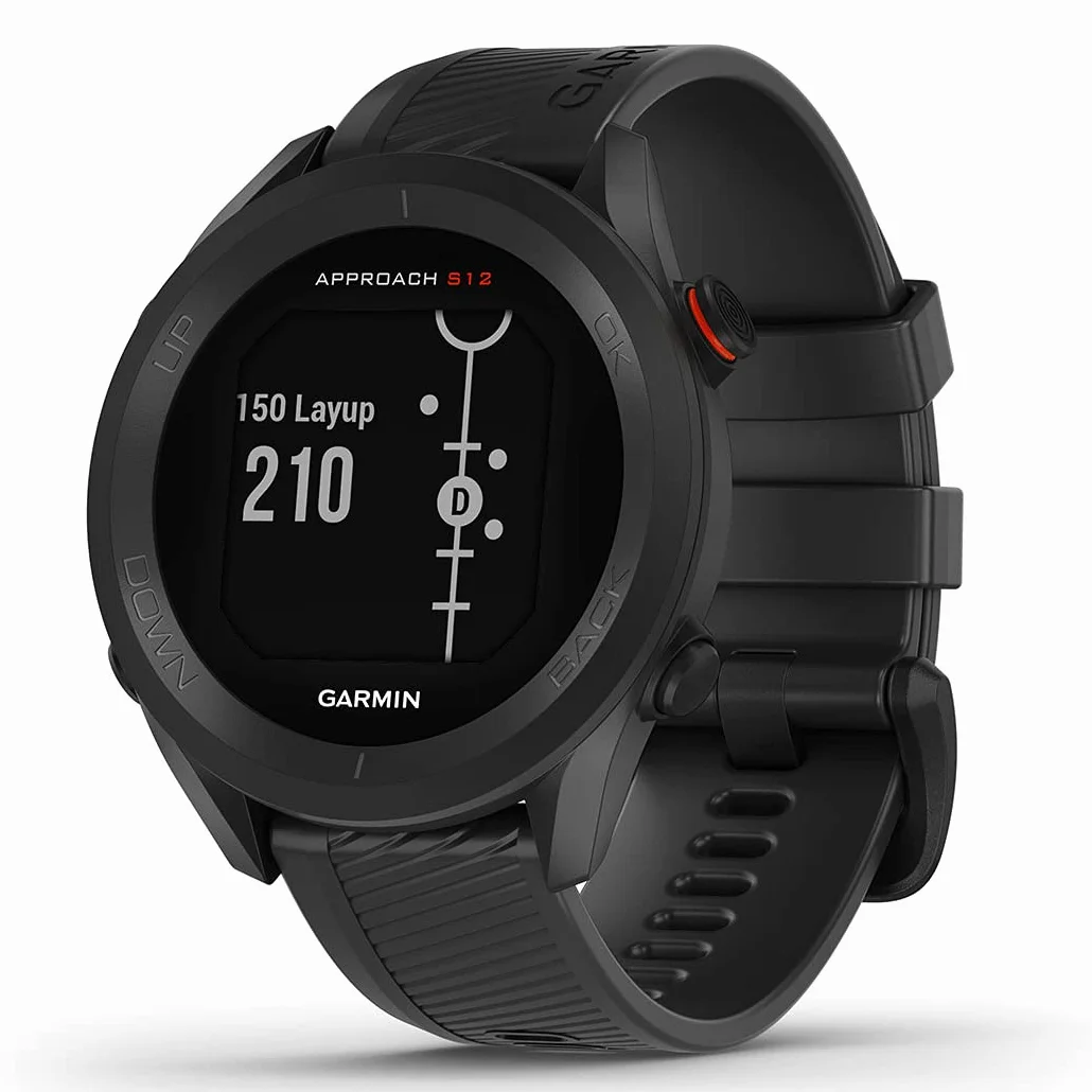 Garmin Approach S12 43 mm MIP Noir GPS (Satellite)