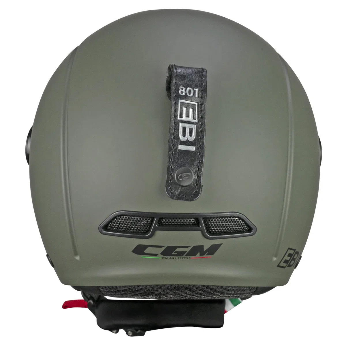 CGM EBI Casque de Ski Unisexe Adulte, Vert Mat, XXL (61 cm)