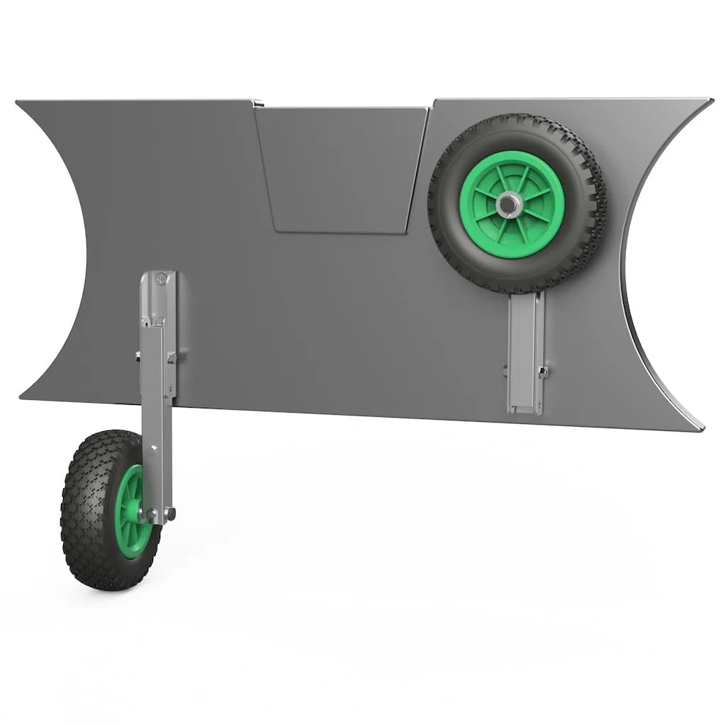 SUPROD Roues de halage Roues de Mise à l'eau pour annexes pour pneumatiques Pliable Utilisation d'une Seule Main Acier Inoxydable A4 HD200