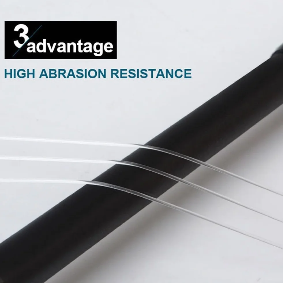 Ligne de pêche en fluorocarbone de 100 mètres pour une utilisation avec monofilament ou ligne principale tressée comme solution de ligne de ligne de terminal à faible visibilité