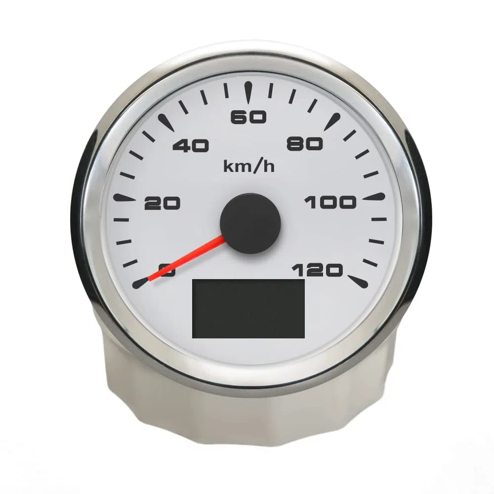 ELING 3-3/8 inchesTruck GPS compteur de vitesse vélomètre kilométrique 0-120KM/H avec kilométrage journalier 9-32V