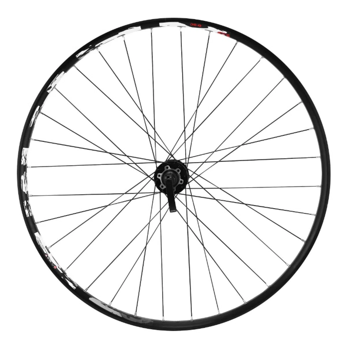 ROUE VTT 29" KARMA DISC AVANT NOIR DOUBLE PAROI MOYEU 6TROUS - 21mm INTER et 27mm EXTER