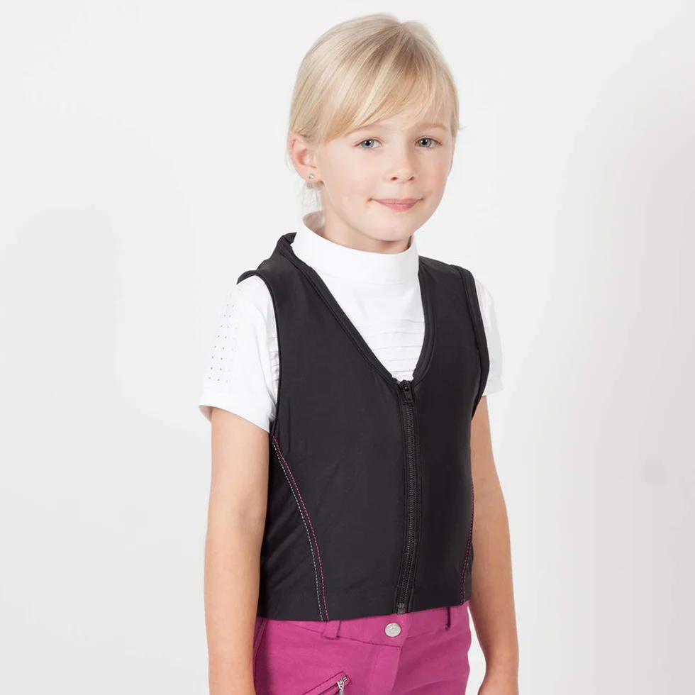 PFIFF Protection dorsale ange gardien pour enfants noir/bleu taille L