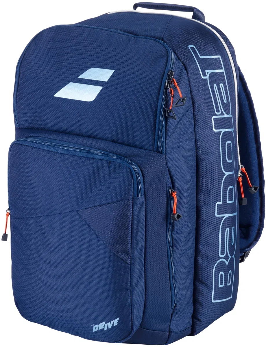 Babolat, Sac de Tennis Modèle Kids, Taille Unique, Couleur Bleu/Blanc/Rose, Sac Polyvalent avec Deux Compartiments, Poche dédiée aux Accessoires, Idéal pour Enfants