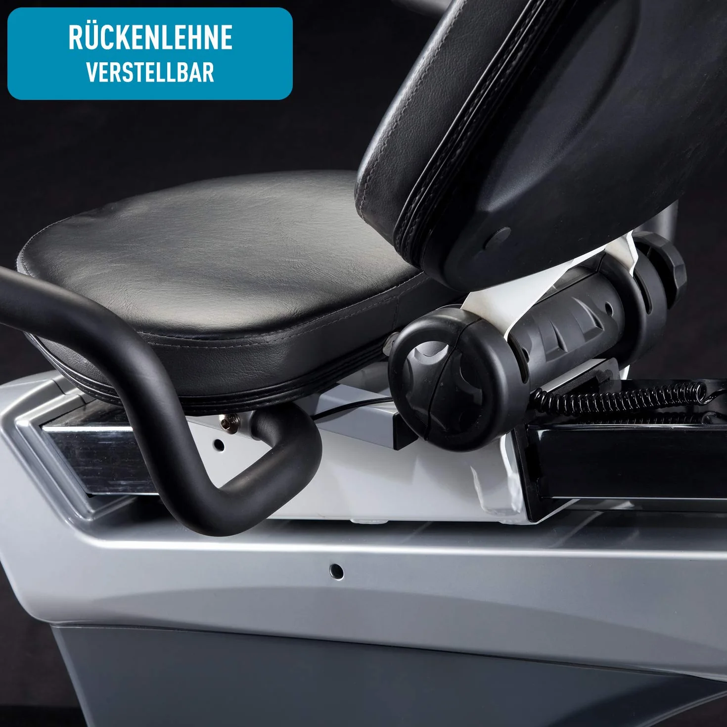 Skandika Centaurus Ergomètre inclinable, 13 kg, 12 programmes d'entraînement préinstallés et commande Bluetooth pour smartphone/tablette avec Google Street View