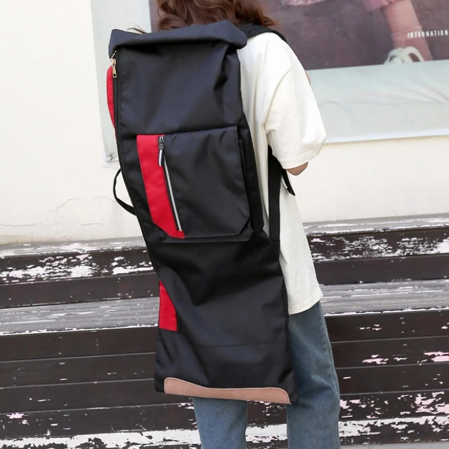 Sac De Planche à roulettes ， Sac à Longboard， Sac De Planche à roulettes Oxford，Longboard Voyage Sport，Sac à Scooter Électrique Plié Skateboard Housse De Protection