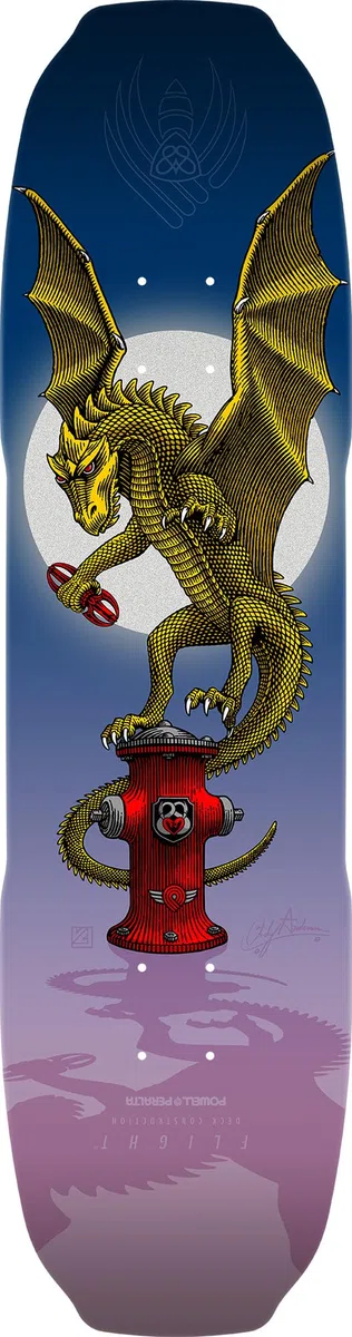 Powell Peralta Andy Anderson Baby Heron/Vajra Flight Planche de Skateboard 21,3 x 82,5 cm