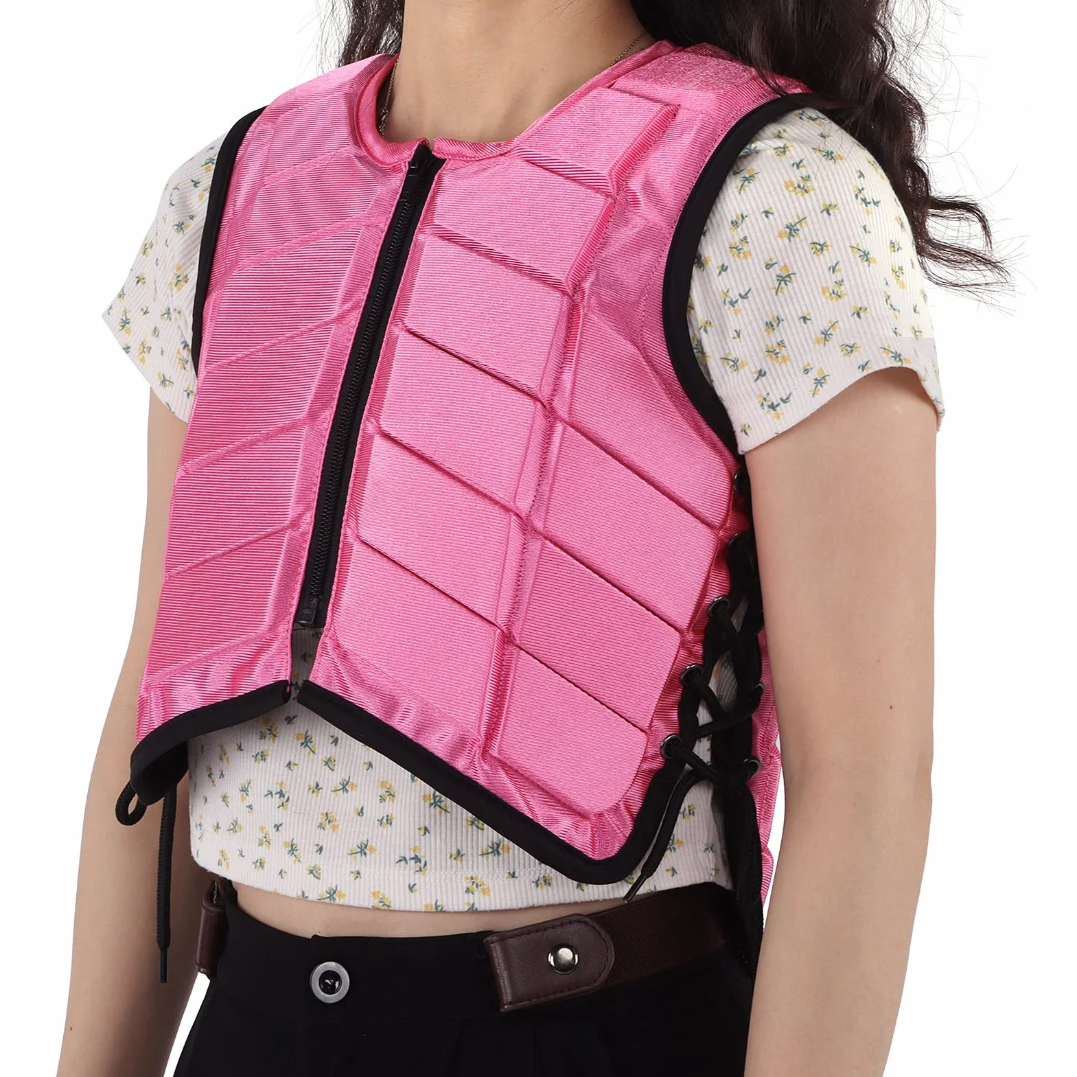 Yctze Gilet d'équitation pour Enfants, équipement de Protection d'équitation rembourré en Mousse, Protection du Corps pour Enfants et Comforta, Gilet 'équitation pour, 'équitation, du Corps