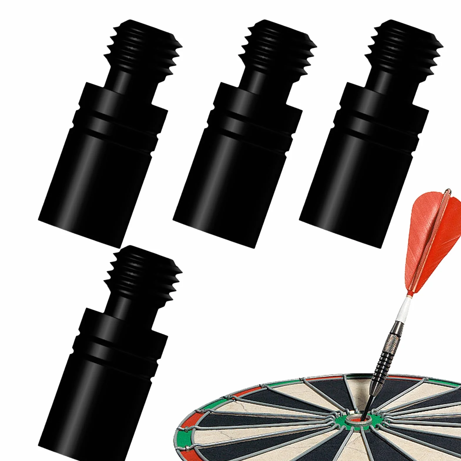 Poids pour Fléchettes | Accentuateur De Poids Filetage 2BA 4 Pièces,Accessoire de Réglage et Matériel d'Entraînement pour Joueurs Pratique Exercice Compétitions Adultes Débutants Loisirs