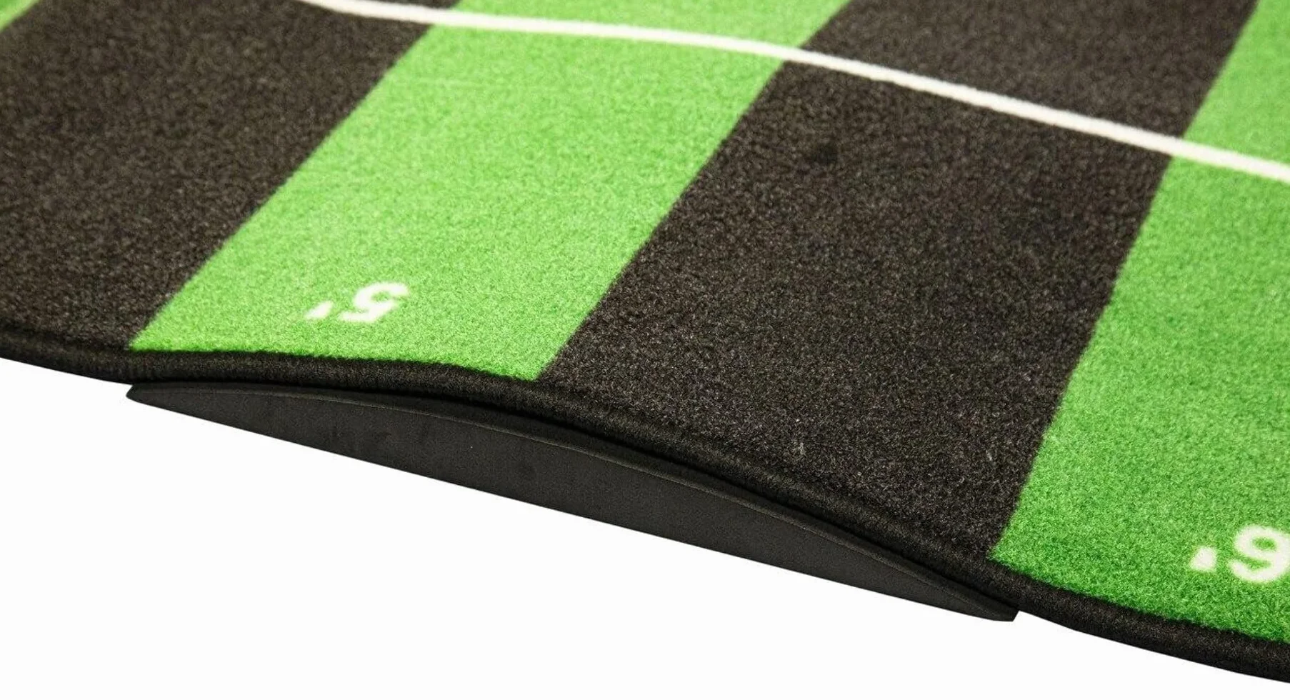 LONGRIDGE Golf Pro Tapis de Putting 4m, Vert/Noir