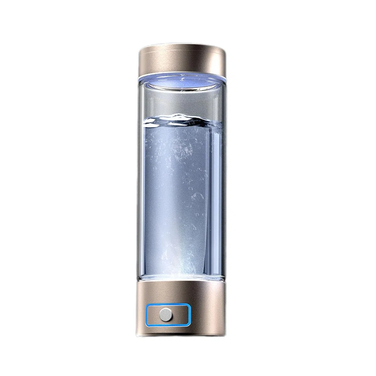 Bouteille D'eau Riche En Hydrogène Générateur D'eau D'hydrogène Avec Tube D'aspiration À L'hydrogène Et Adaptateur De Bouteille Membrane SPE Faire De La Teneur En Hydrogène Jusqu'à 2000-6000 PPB 400Ml