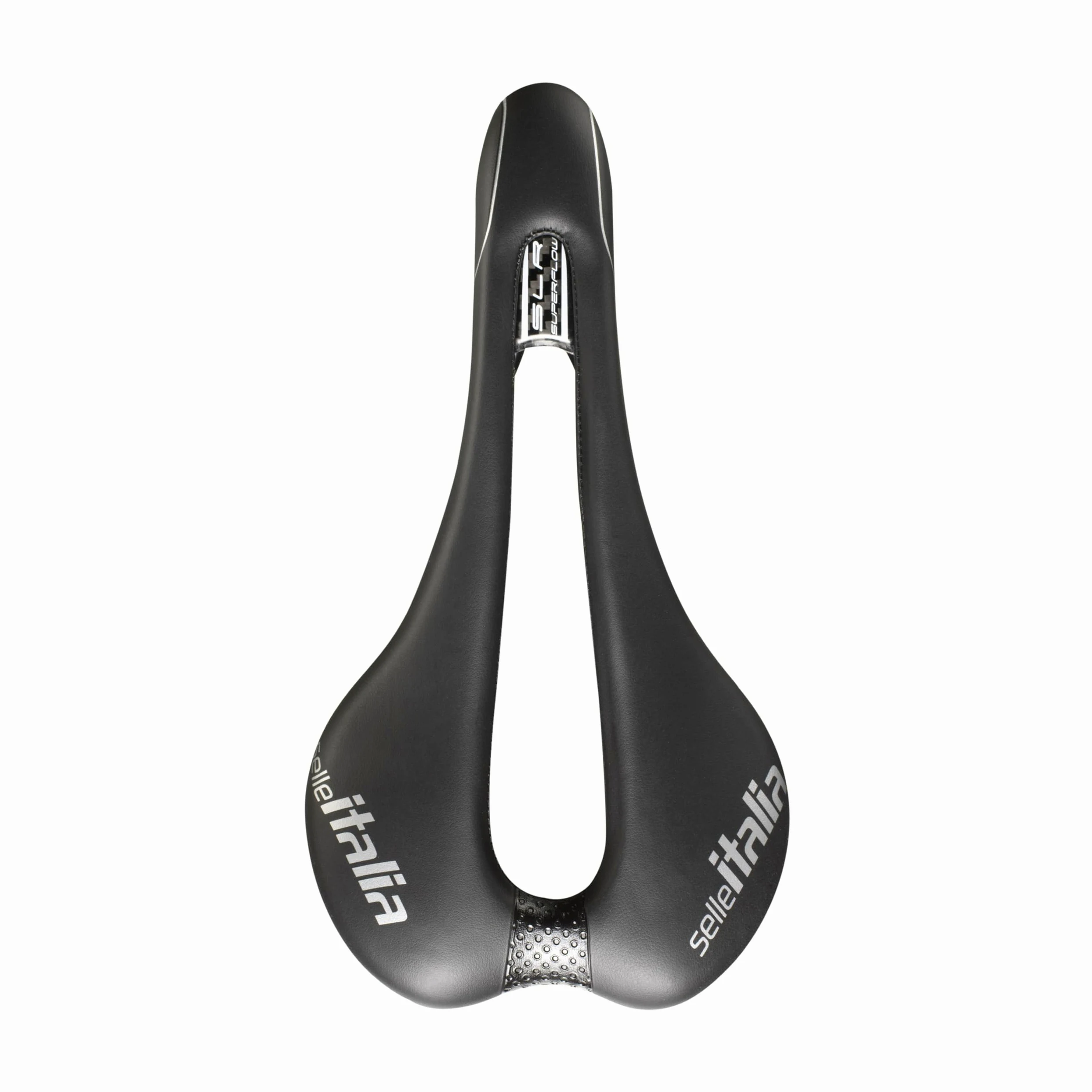 Selle Italia SLR TM Superflow - Selle de Vélo de Route, Design Iconique SLR avec Trou Superflow, Cadre en Manganèse