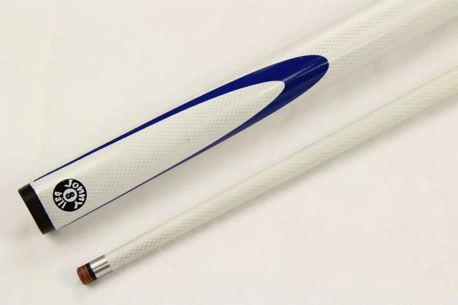57 "Enfer Blanc 2 Section Graphite Snooker Billard – 9mm Pointe