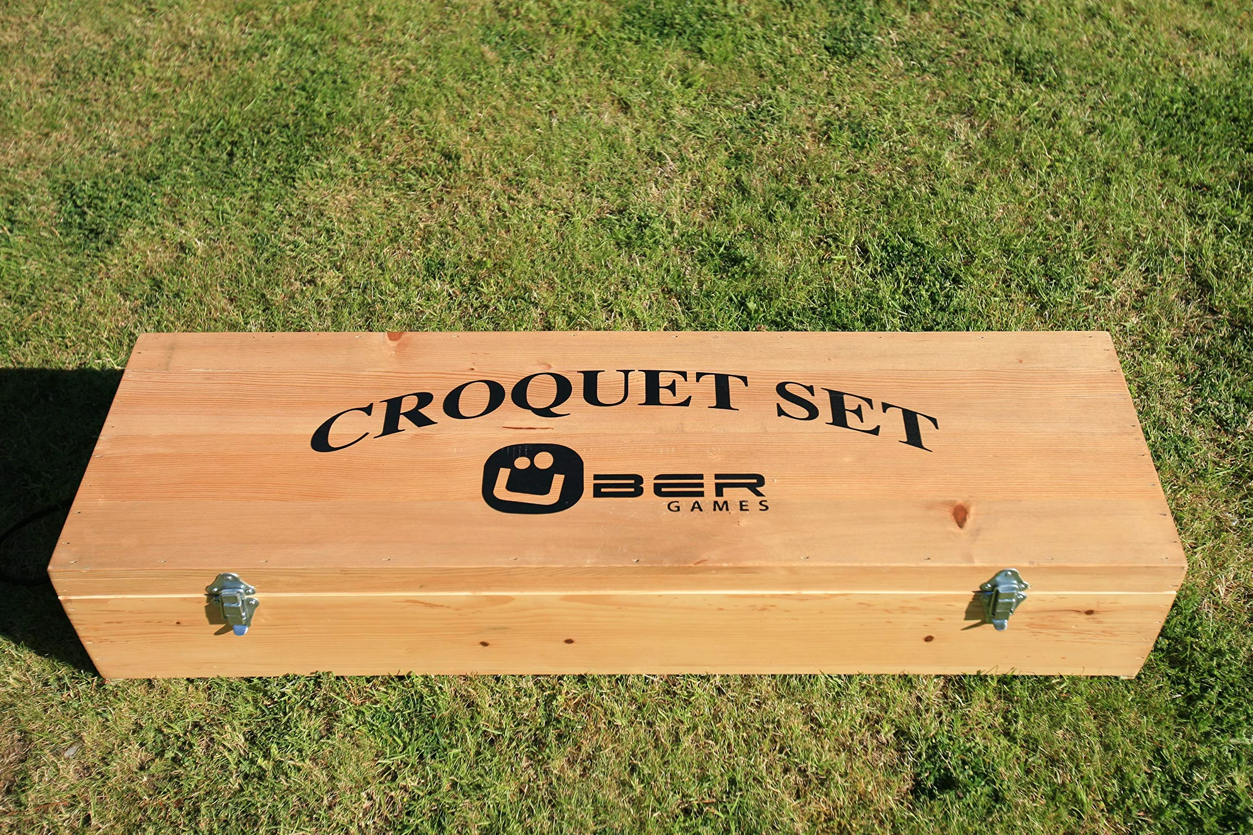 Caisse de rangement en bois pour Croquet 6 joueurs