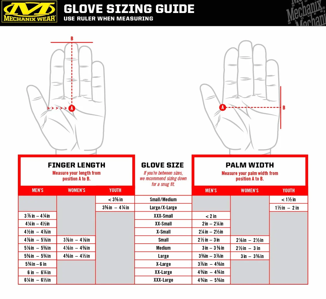 Mechanix Wear Gants Women's Specialty 0,5 mm Covert (L, tout noir)