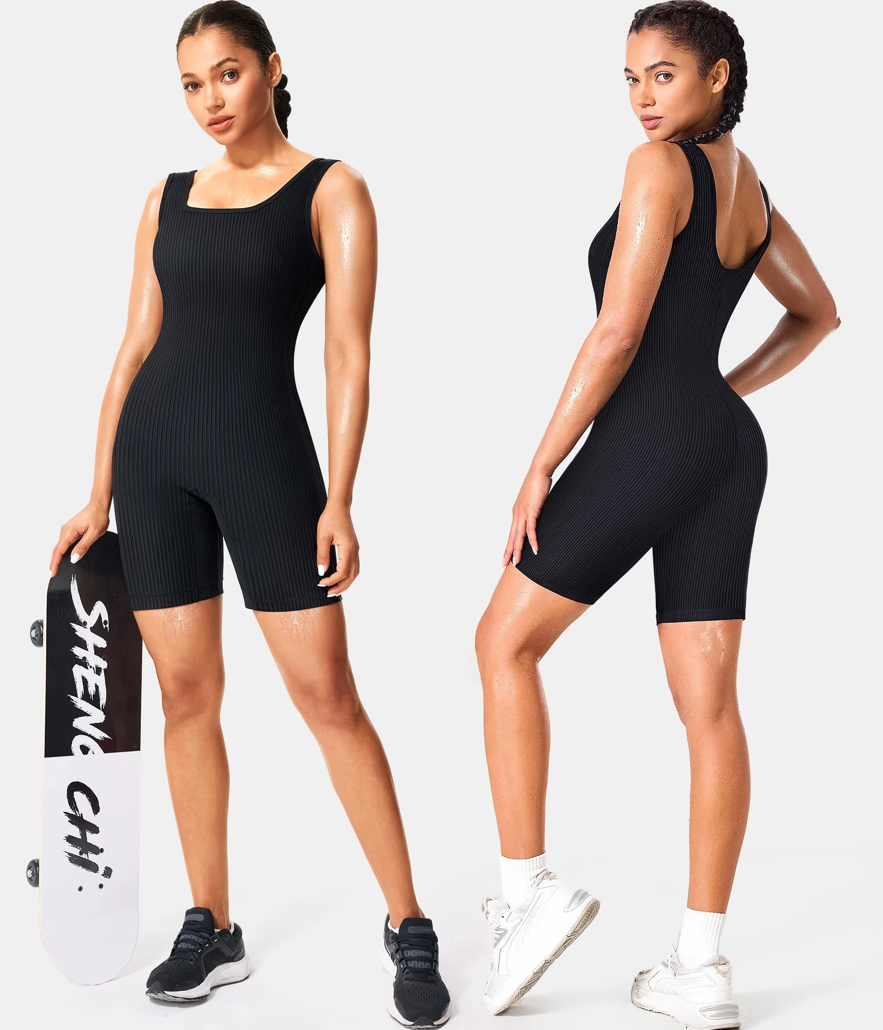 Gotoly Vêtements de Sudation Femme Combinaison de Sauna Intégrale Costume D'entraînement Amincissante Sudation Entraînement Survêtement pour Fitness Sport Gym