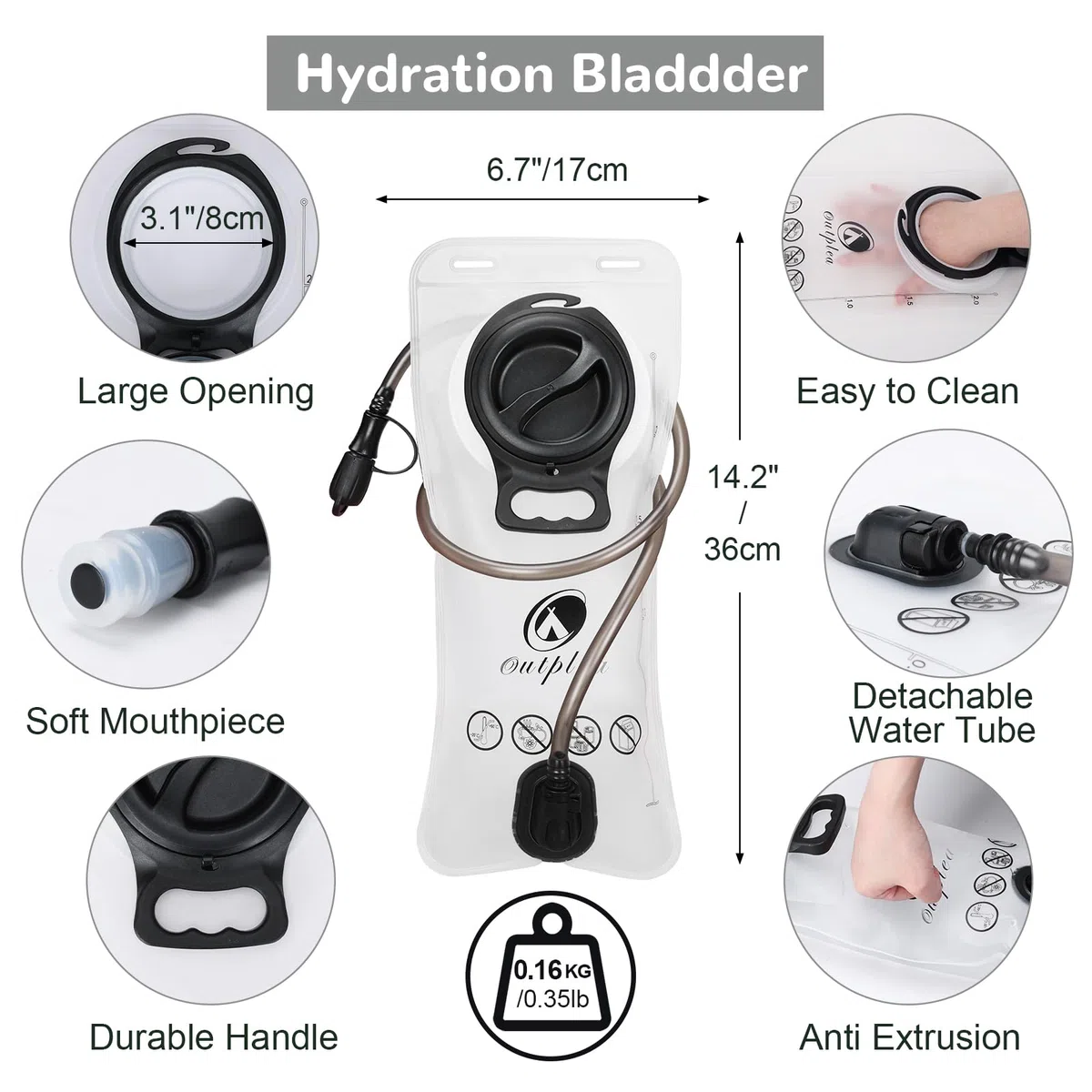 Sac Hydratation avec 2L Poche a Eau, Réfléchissant Gilet Hydratation Running Femme Homme, Léger Gilet Trail, Sac Running Hydratation pour Marathon Vélo Moto Course