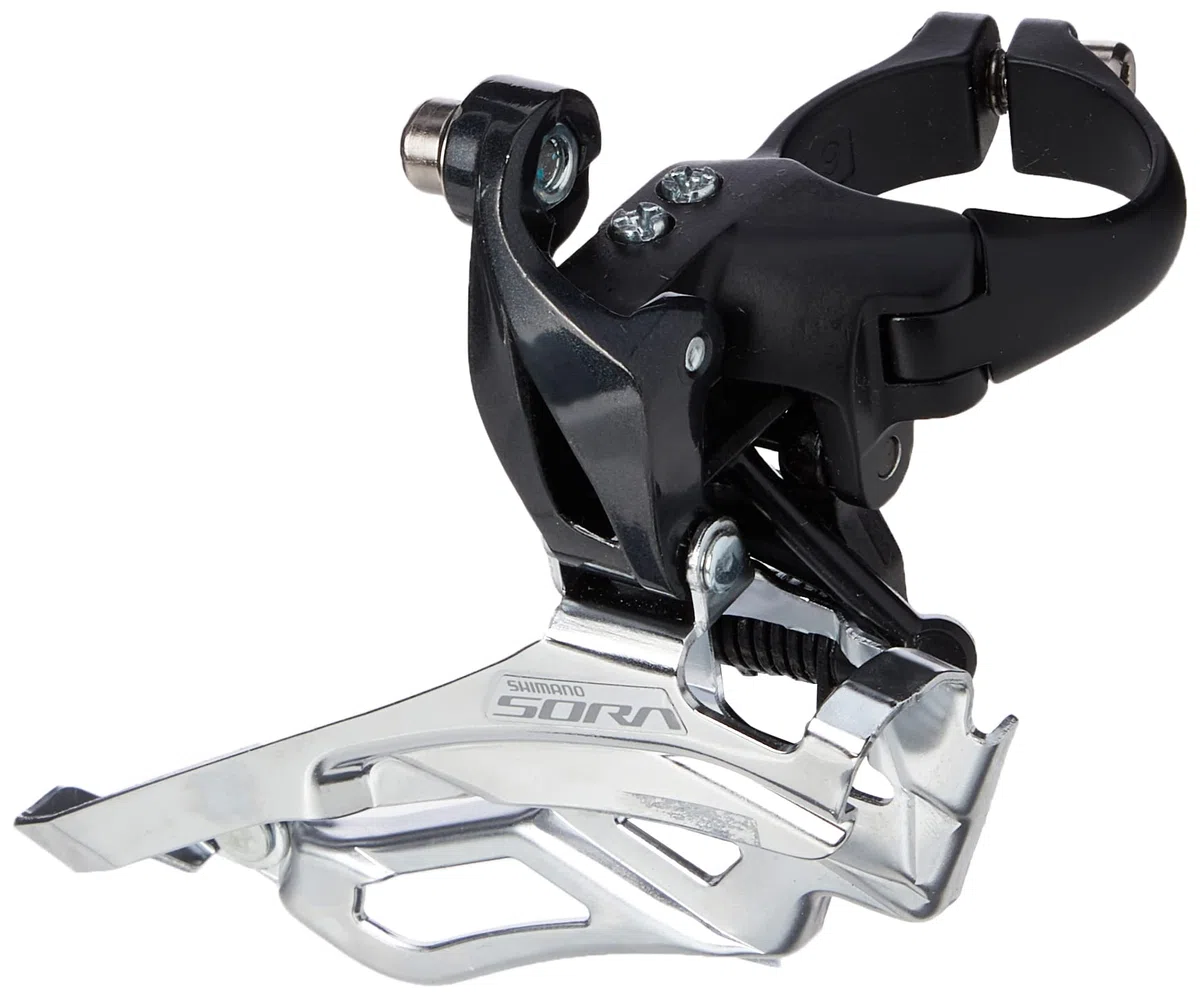Shimano Sora FDR3030X Umwerfer (34,9mm | 3x9-fach | Schwarz/Silber)