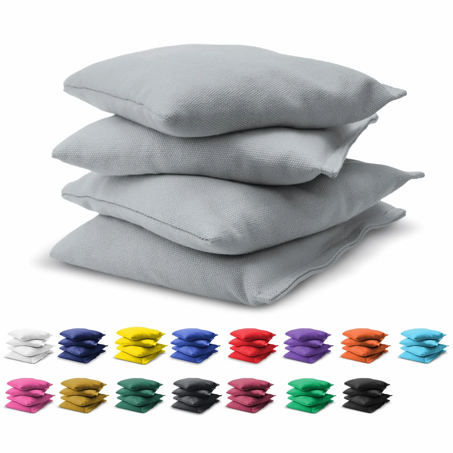 GoSports Lot de 4 Sacs de Cornhole Toutes Saisons 16 Couleurs
