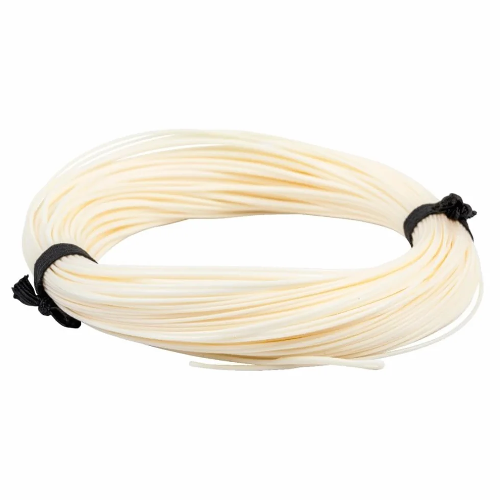 Snowbee XS Floating Fly Line, Ivory, 90 ft, Ultra-Low Friction Coated PVC, WF3–WF8, Balanced Taper for Distance and Delicate Presentation on Rivers and Stillwaters