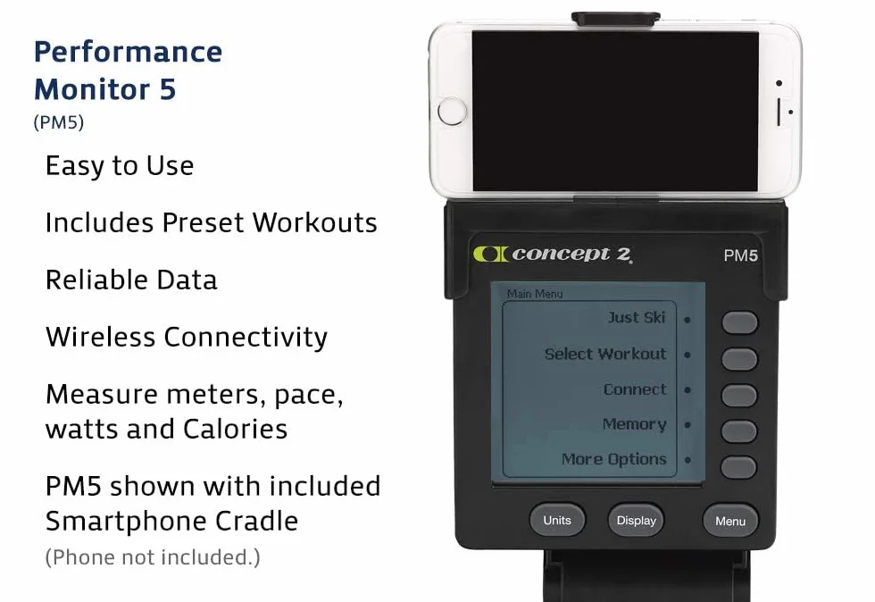 Concept2 Ski Erg avec PM5 - Noir
