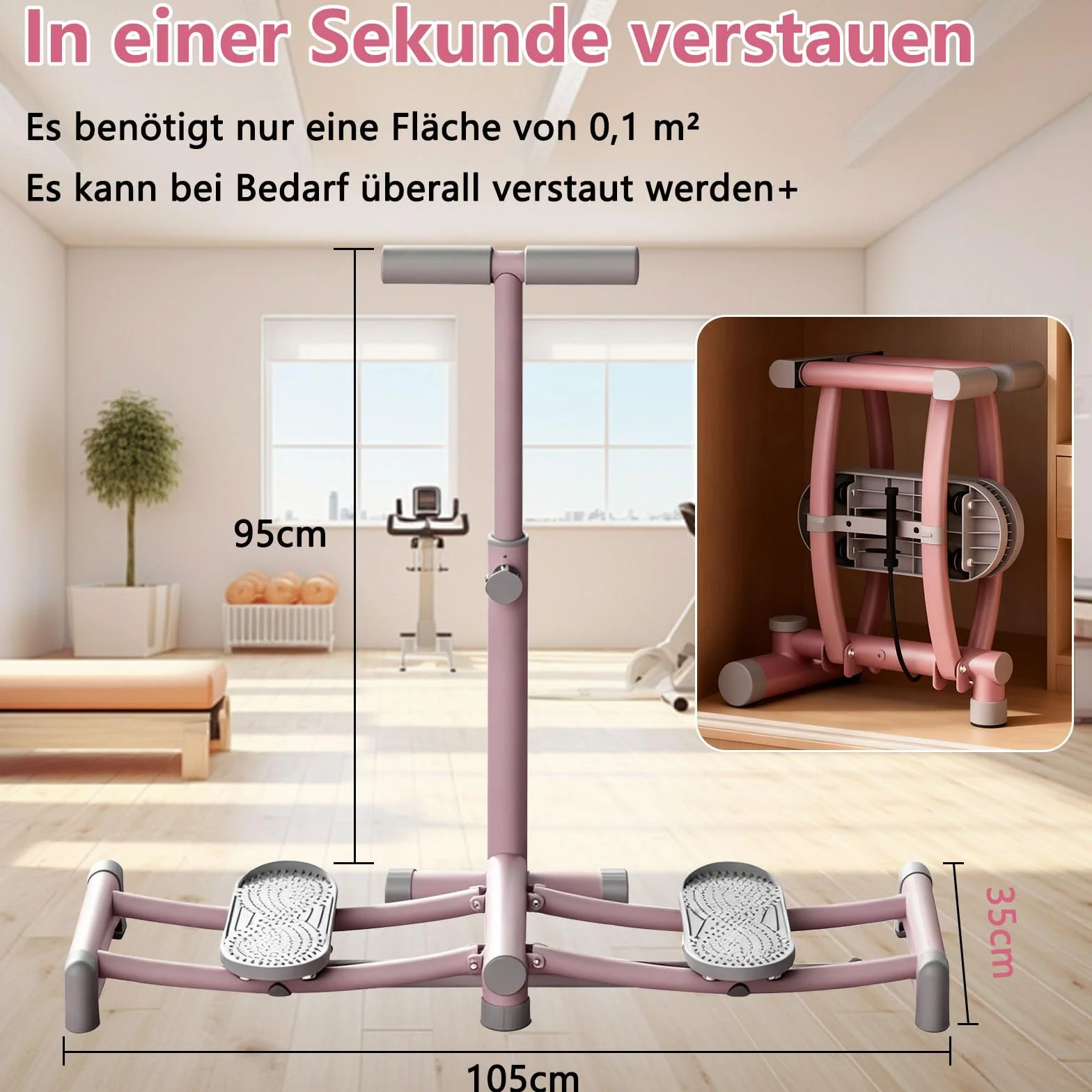 Machine à ski, entraîneur de ski simulé pour le plancher pelvien, appareil d'entraînement réglable en hauteur pour les jambes, le fitness, la musculation, la formation du corps, équipement