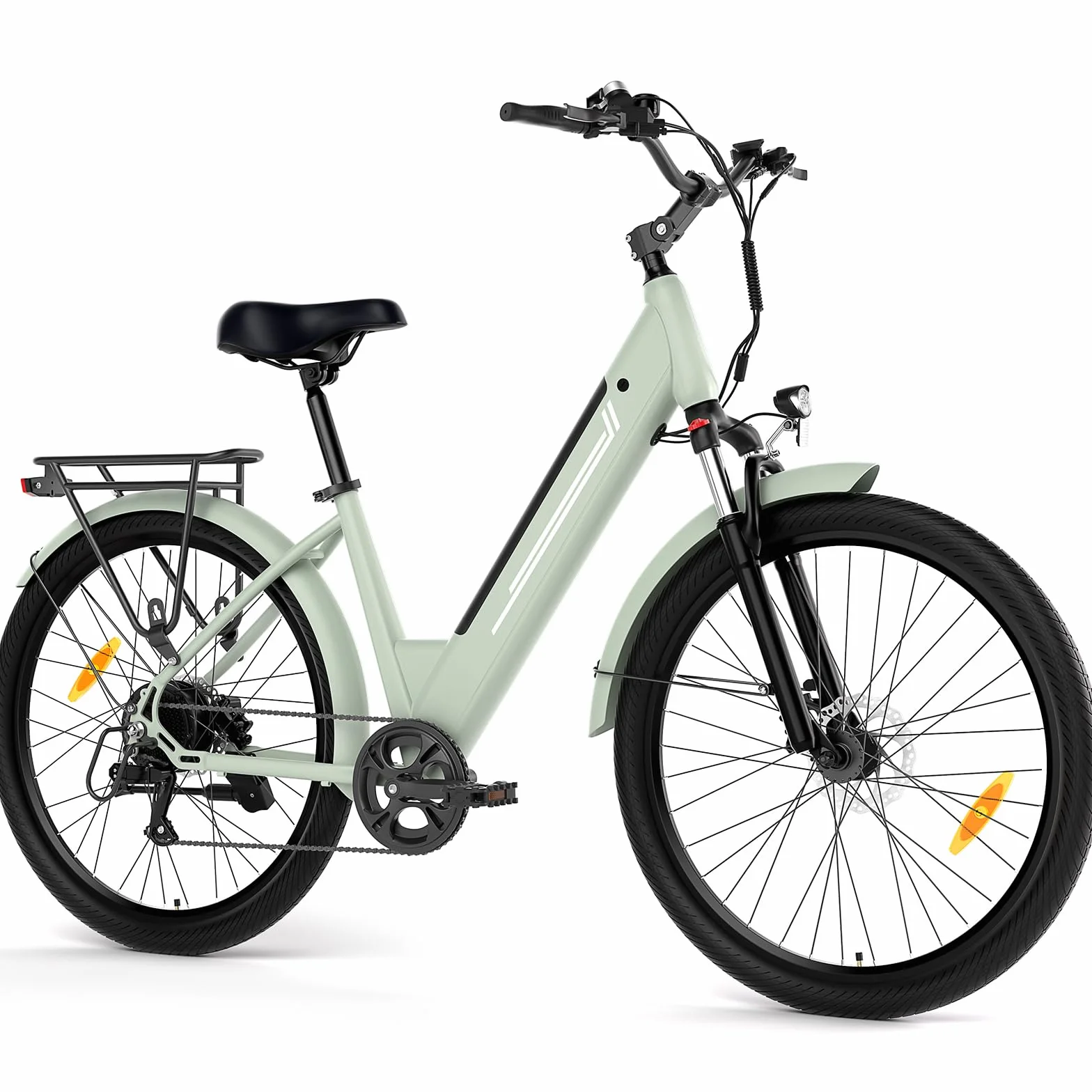 Vélo Électrique 27,5", Moteur 250W, Batterie 561.6WH Amovible, Autonomie Jusqu’à 100 km, 7 Vitesses, Écran LCD, 25 km/h, Charge Max 120 kg, Modèle Mixte E-Bike