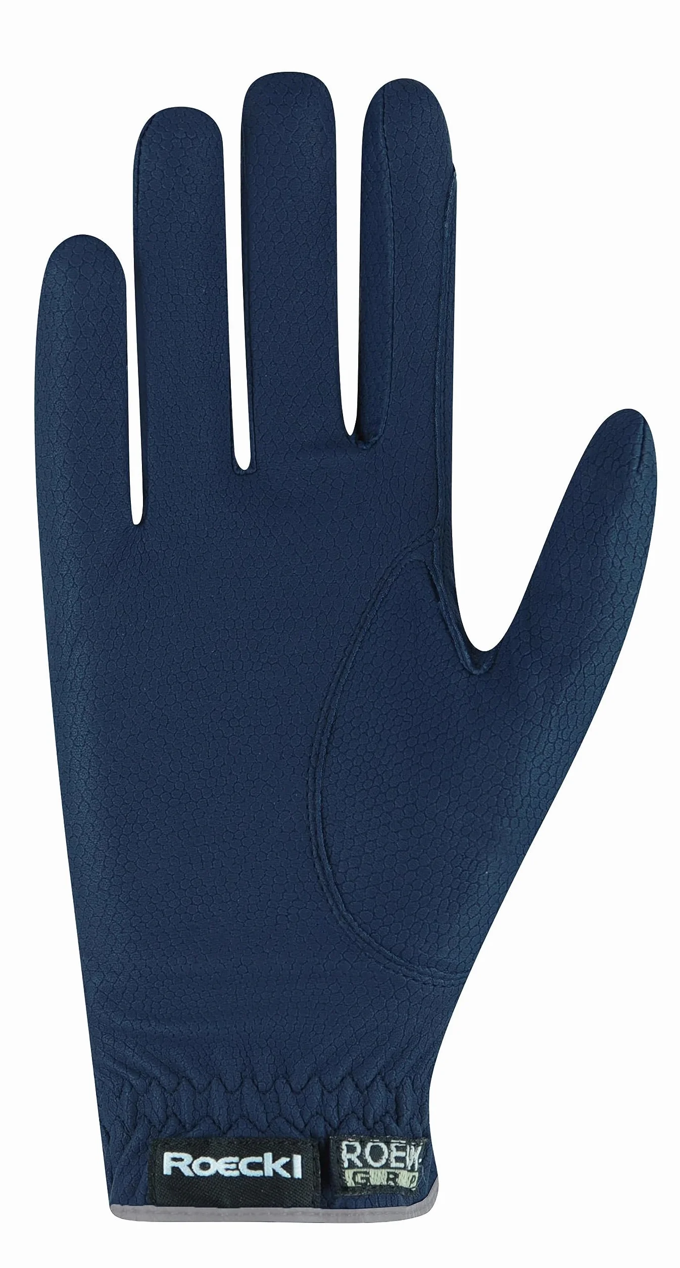Roeckl Sports Lona Gants d'équitation d'été pour Femme Bleu Marine/argenté 7,5