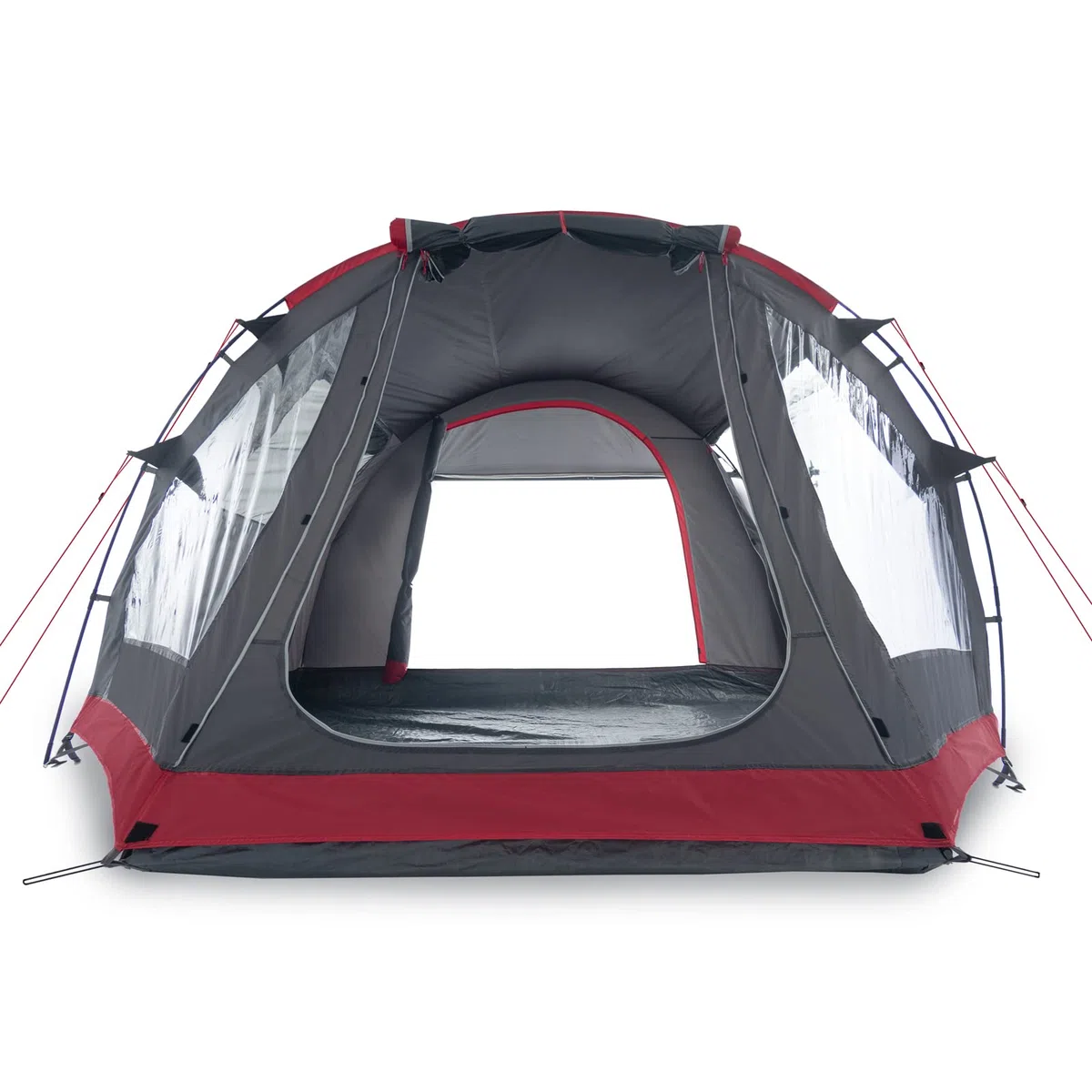 JUSTCAMP Yuba Auvent pour Bus avec Hauteur Debout, Tente Tunnel pour Bus, auvent adapté au Bus, au Van, au Camping-Car ; Tente familiale 4, 5 Personnes