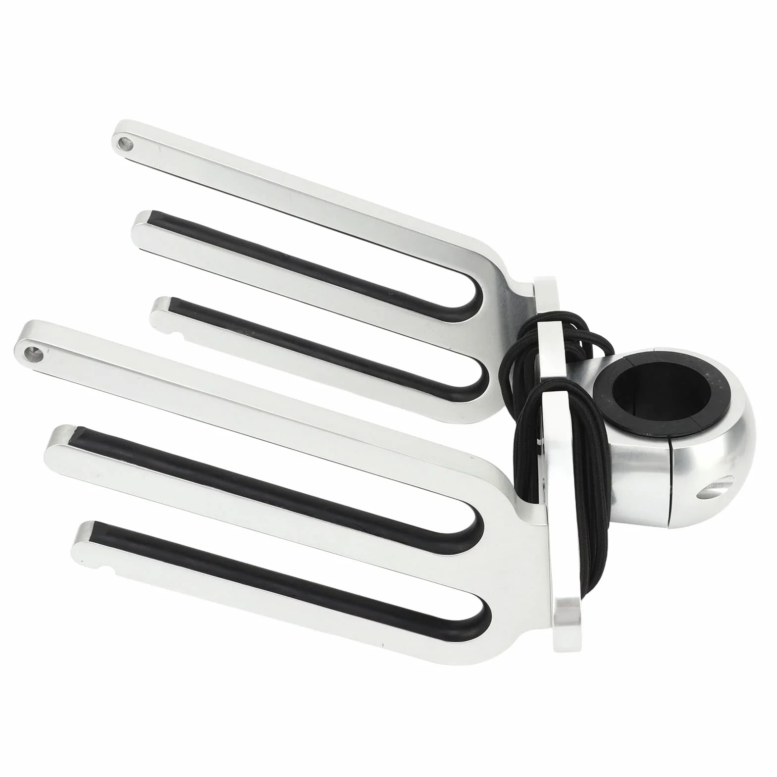 Wakeboard Rack 6061 Aviation Grade Aluminium Wakeboard Tower Rack Support de Support de Wakeboard à Angle Réglable en Alliage D'aluminium Poli pour Tube de Serrage 1,89 pouces