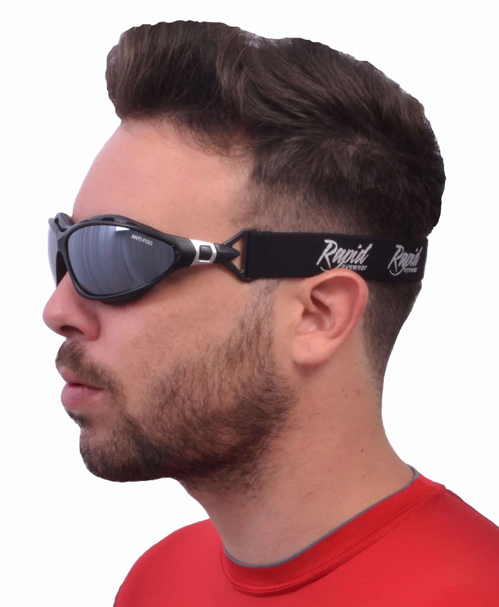 ‘Moritz’ lunettes de soleil polarisée pour sport avec bras latéraux et sangle interchangeables pour ski, snowboard, escalade de glacier, vélo, VTT etc. Pour hommes et femmes