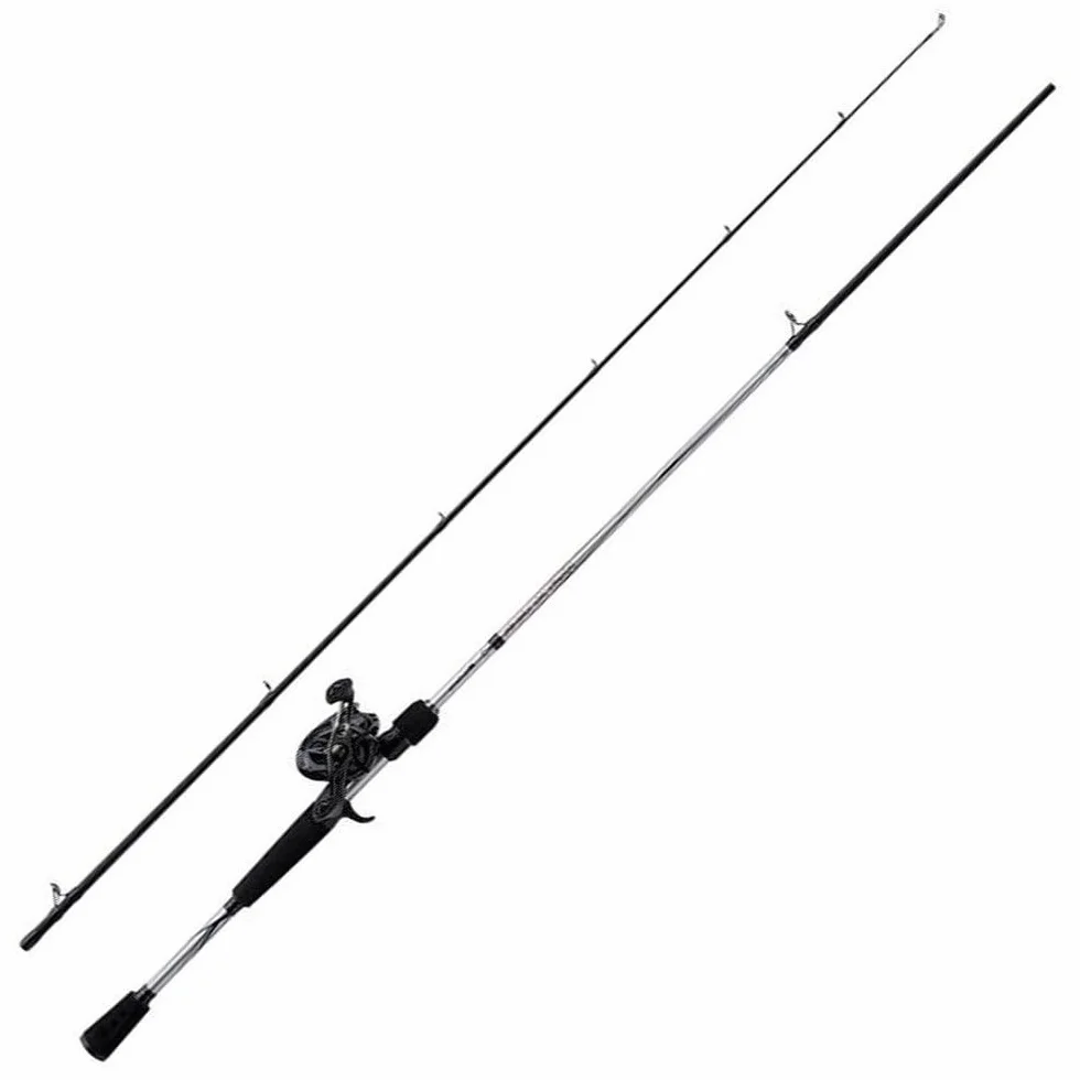 Abu Garcia Combo Casting Abu Garcia Fast Attack, combo canne et moulinet pour la pêche au leurre, blank carbone 24T, 4+1 roulements, frein Mag Trax, pour toutes les pêches au leurre
