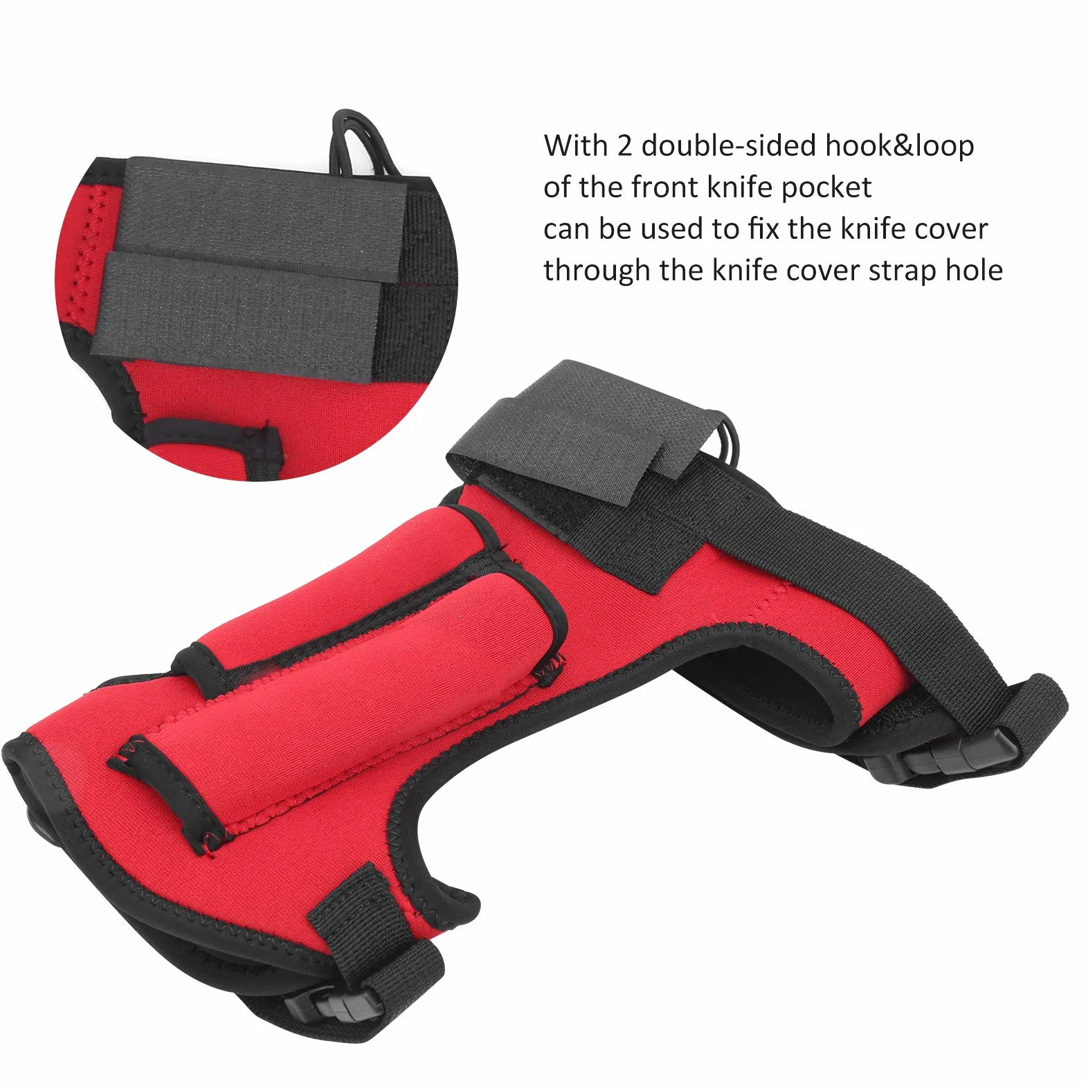 Tbest Couteau De P, Couteau De Plée,Couteau De Plée,loppe De Jambe pour Couteau De Plée,Gaine en Néoprène pour Couteau