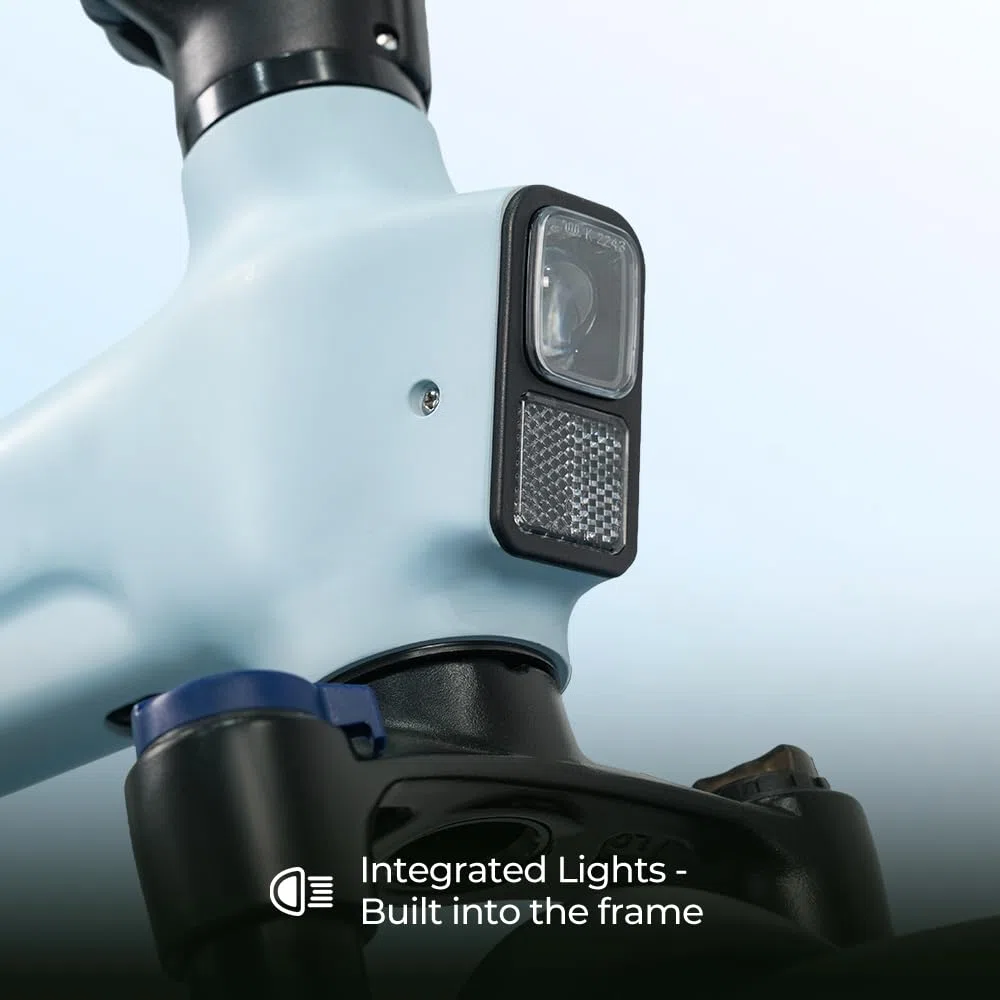 Vélo électrique Pliable ADO Air20Ultra2026 20″ pour Adultes, Transmission par Courroie, Mmoteur Bafang, Modes ECO et Sport, 2/3 Vitesses, LCD, APP+NFC, Autonomie Jusqu'à 100 km