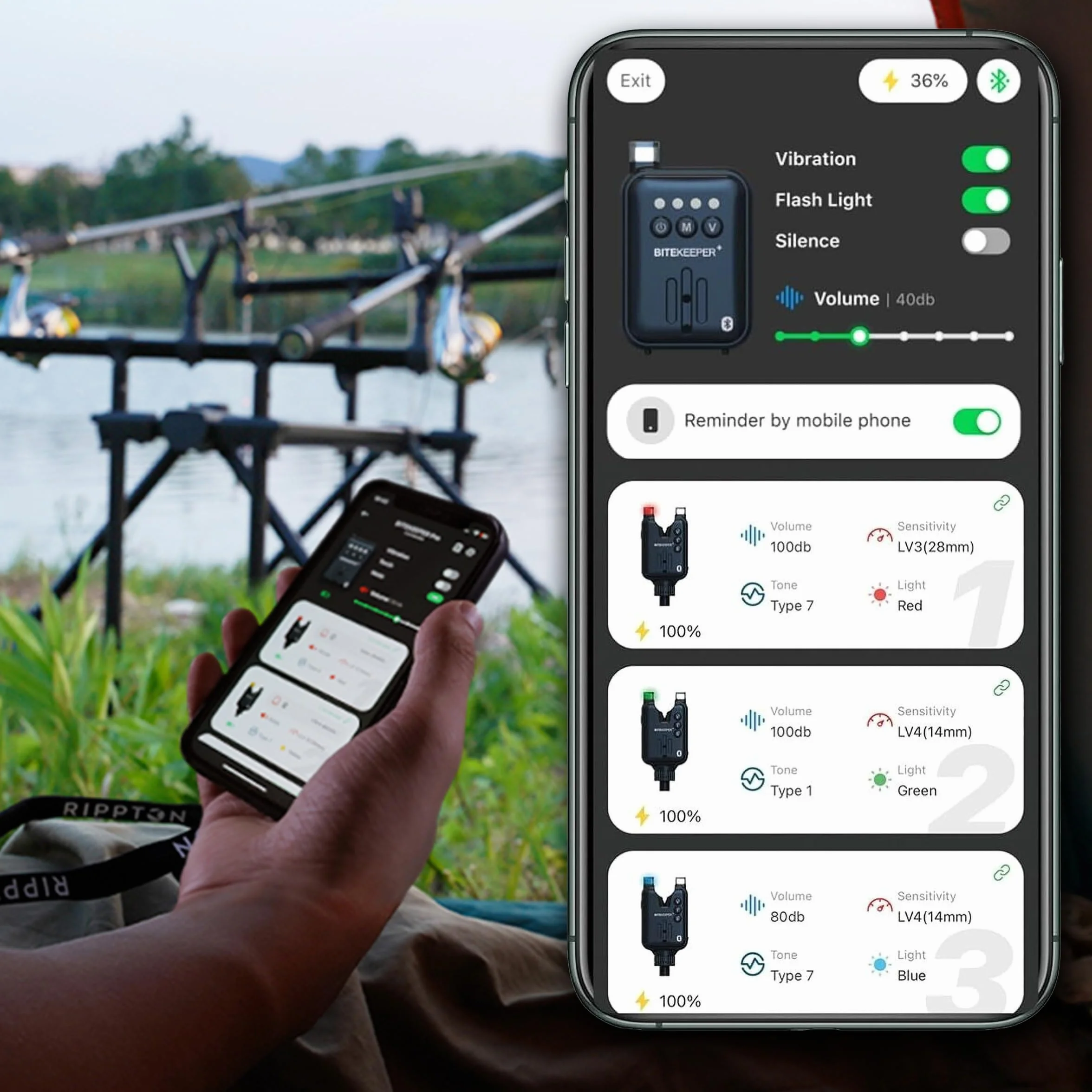 BiteKeeper Pro 3+1 détecteurs de Touche intelligents