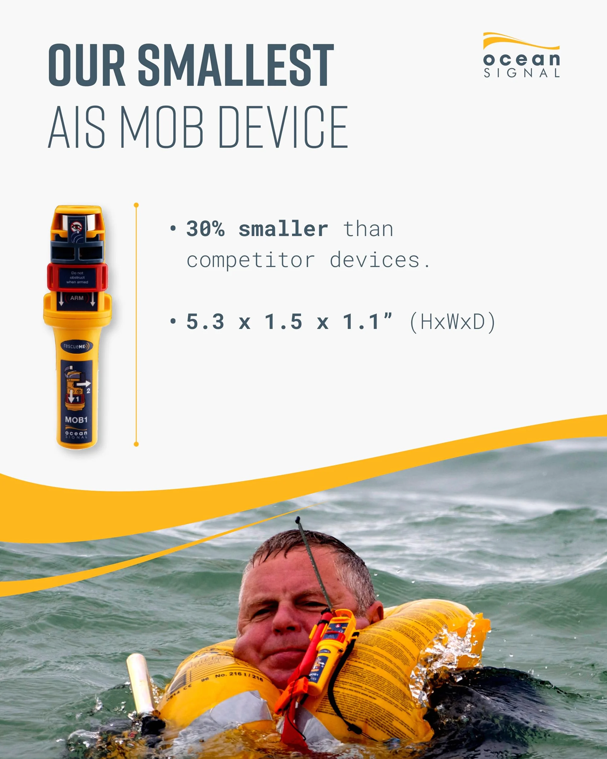 Ocean Signal Rescue ME MOB1 - EPI3100