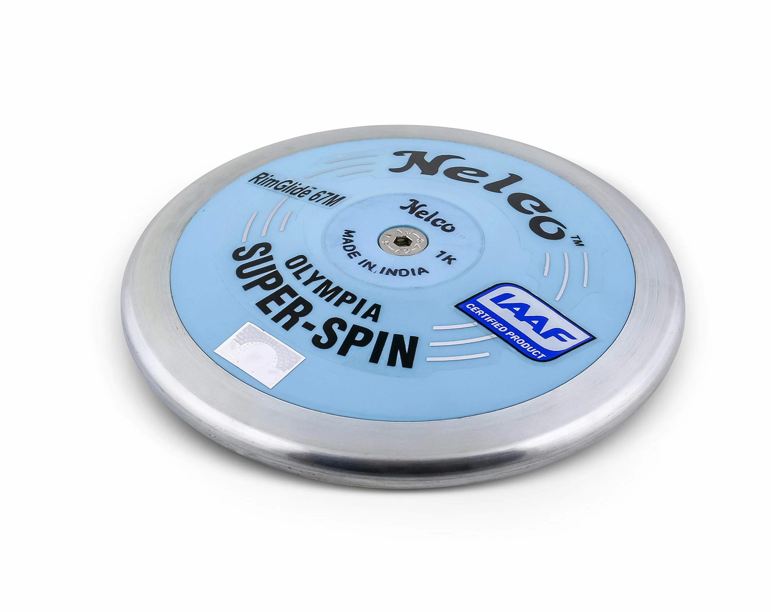 HAEST Nelco Disque de compétition Super Spin - 1,00 kg - 1,50 kg - 1,75 kg - 2,00 kg - IAAF