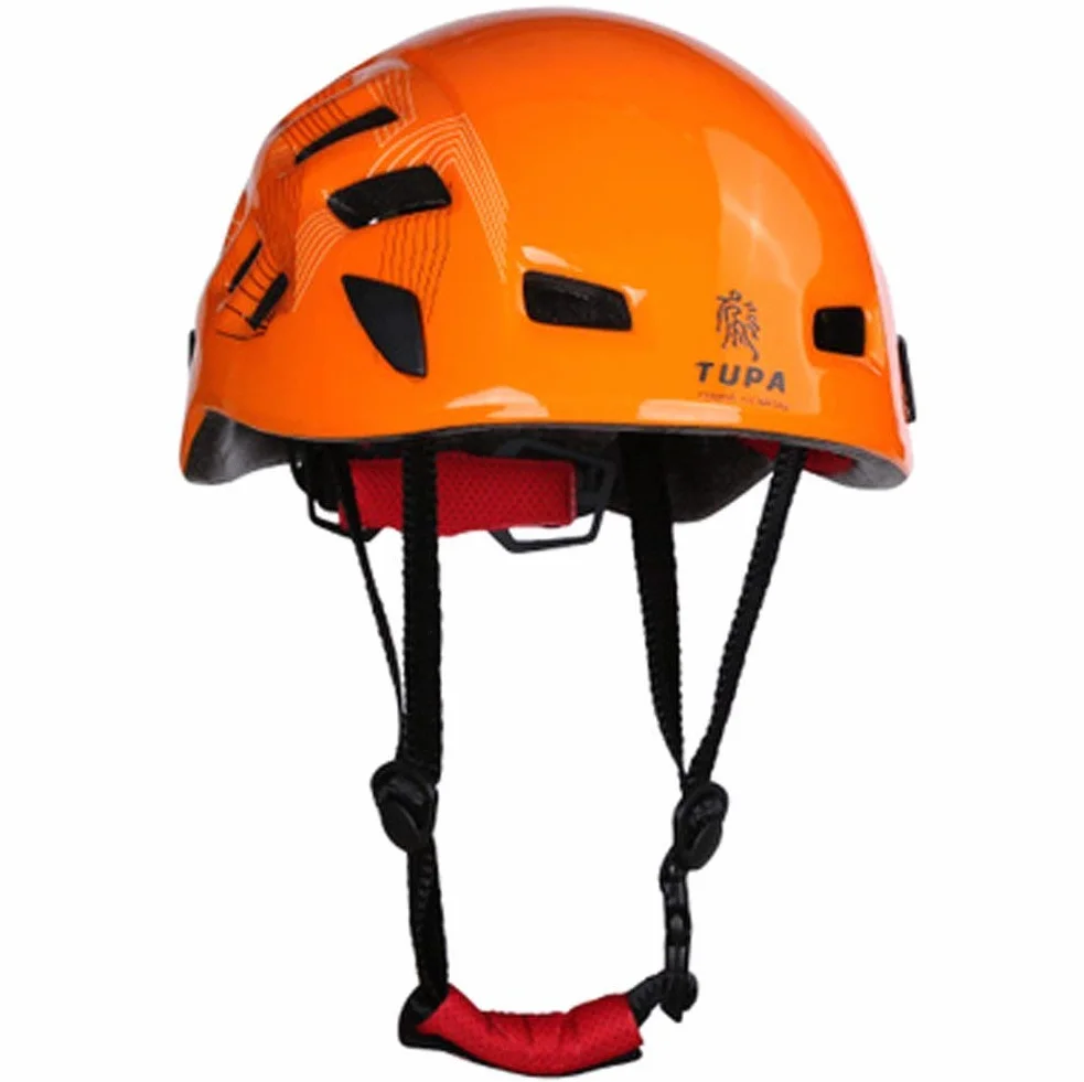 Casque de sécurité Casque d'escalade Escalade Arboriste Descente en Rappel Construction Travaux de Sauvetage en Rappel Matériel de Sauvetage 5 Couleurs en Option(Ajustable: 54-62CM)