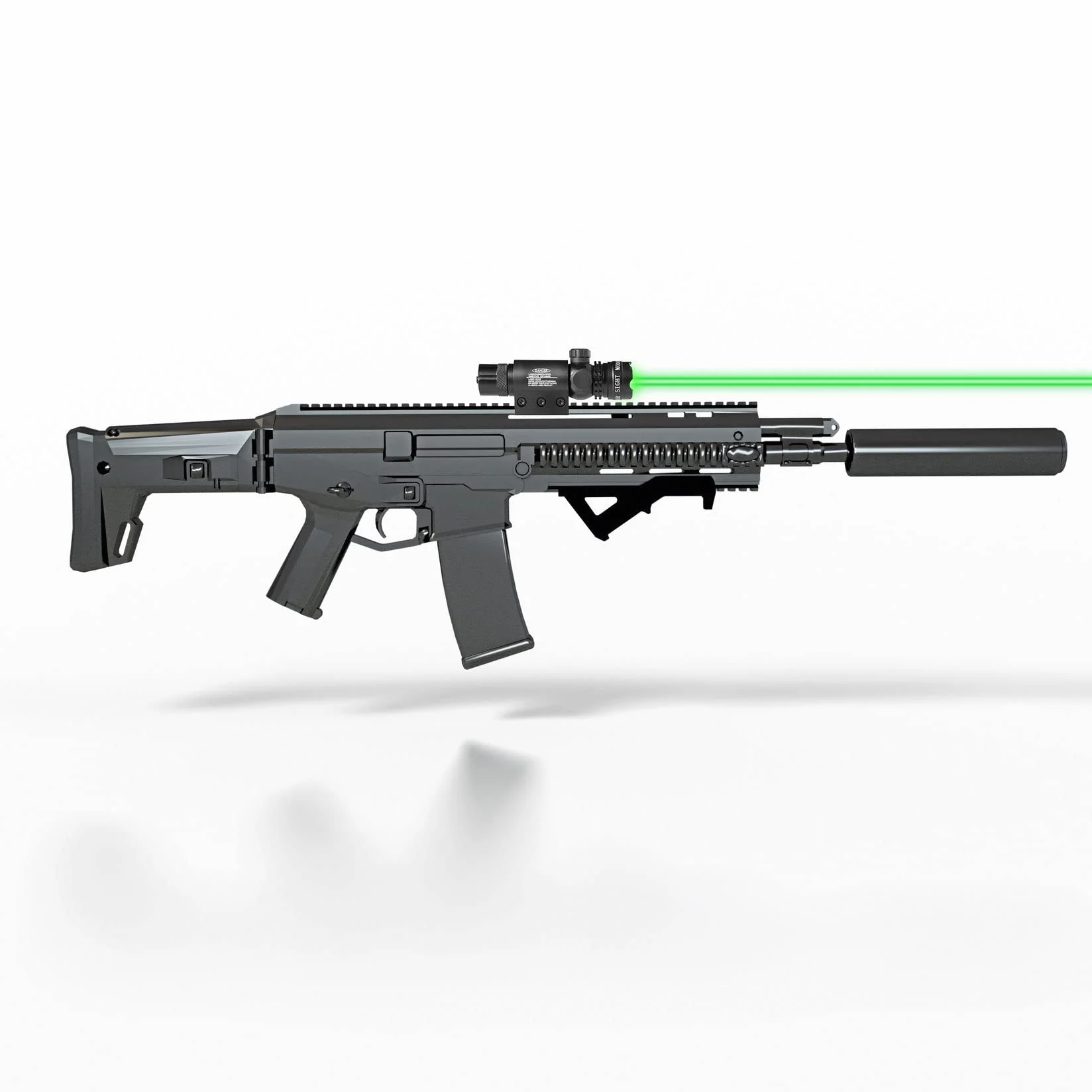 Ajustement extérieur Verte visée Laser Fusil Laser portée avec gratuits Dovetail Montage 8 Chiffre Monte