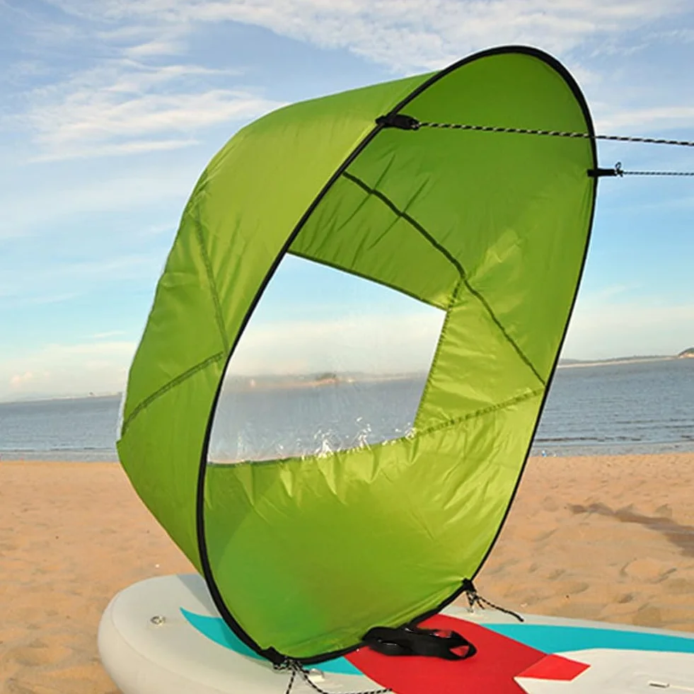 Voile de kayak orange en PVC pour planche de paddle