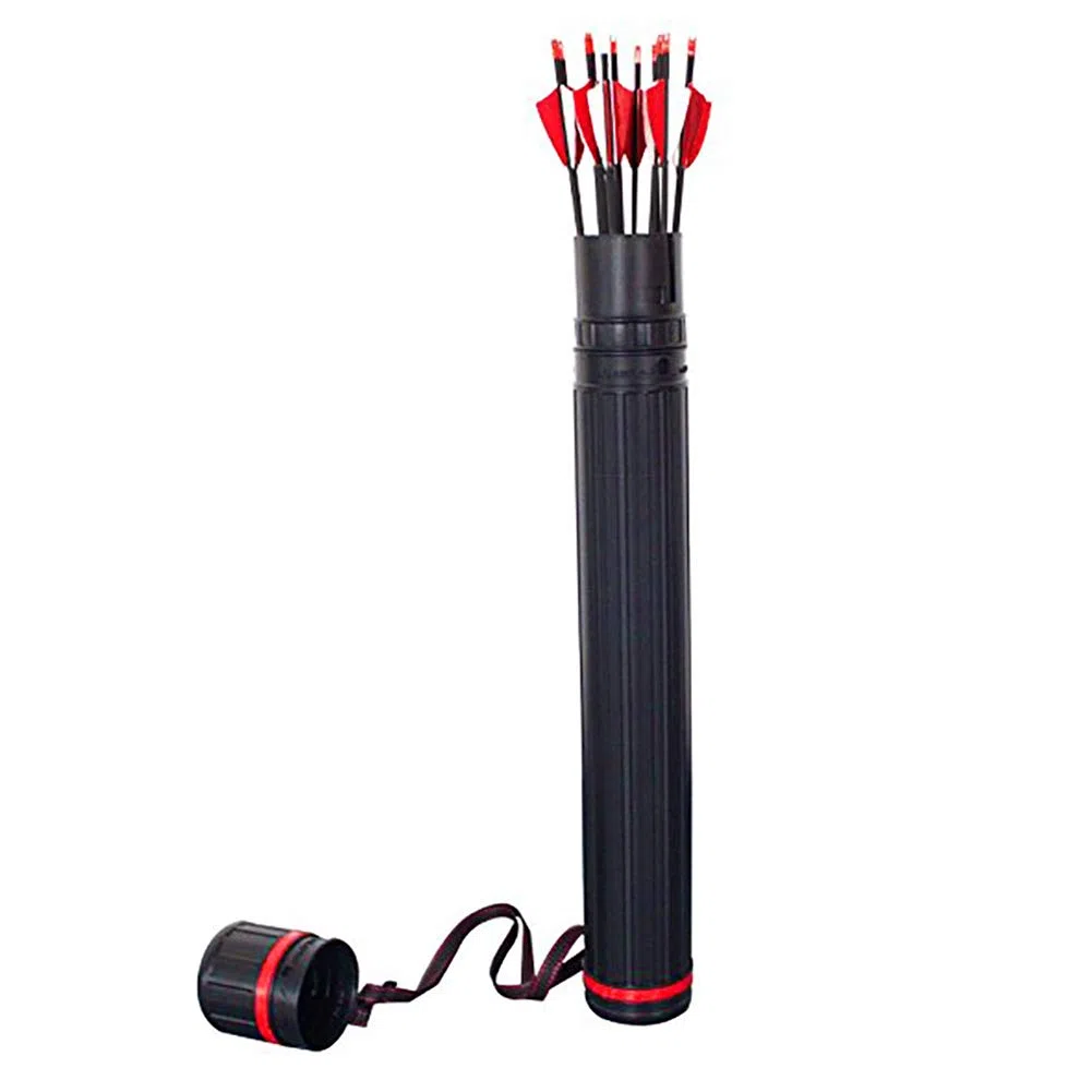 SUNGOOYUE Tube de Flèche Télescopique, 60-105CM Carquois Porte-flèche Stockage Porte-flèche de Tir