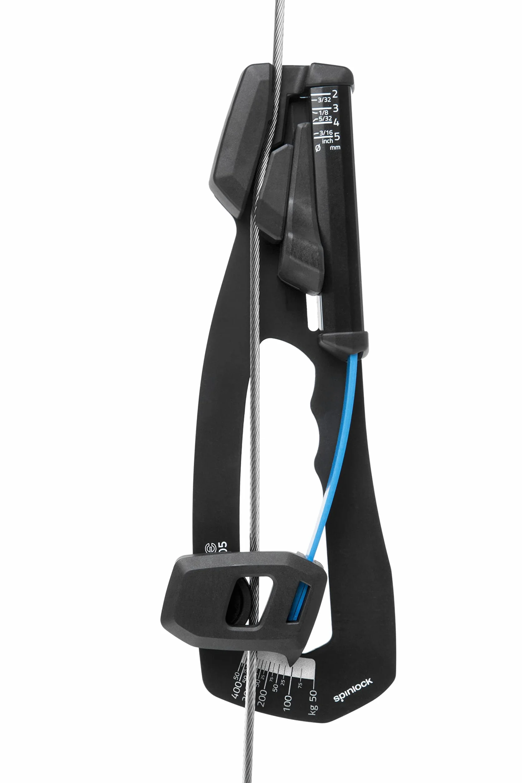 Spinlock Jauge de Tension Rig Sense 5mm - Noir - Rig-Sense est Simple à Utiliser, mesurant la Tension Directement en kilogrammes