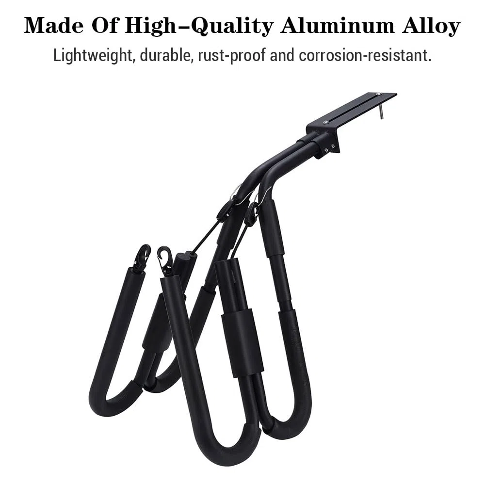 Support de Planche Surf vélo Portable et Ajustable latéral pour Wakeboard en Aluminium léger antirouille Facile à Installer