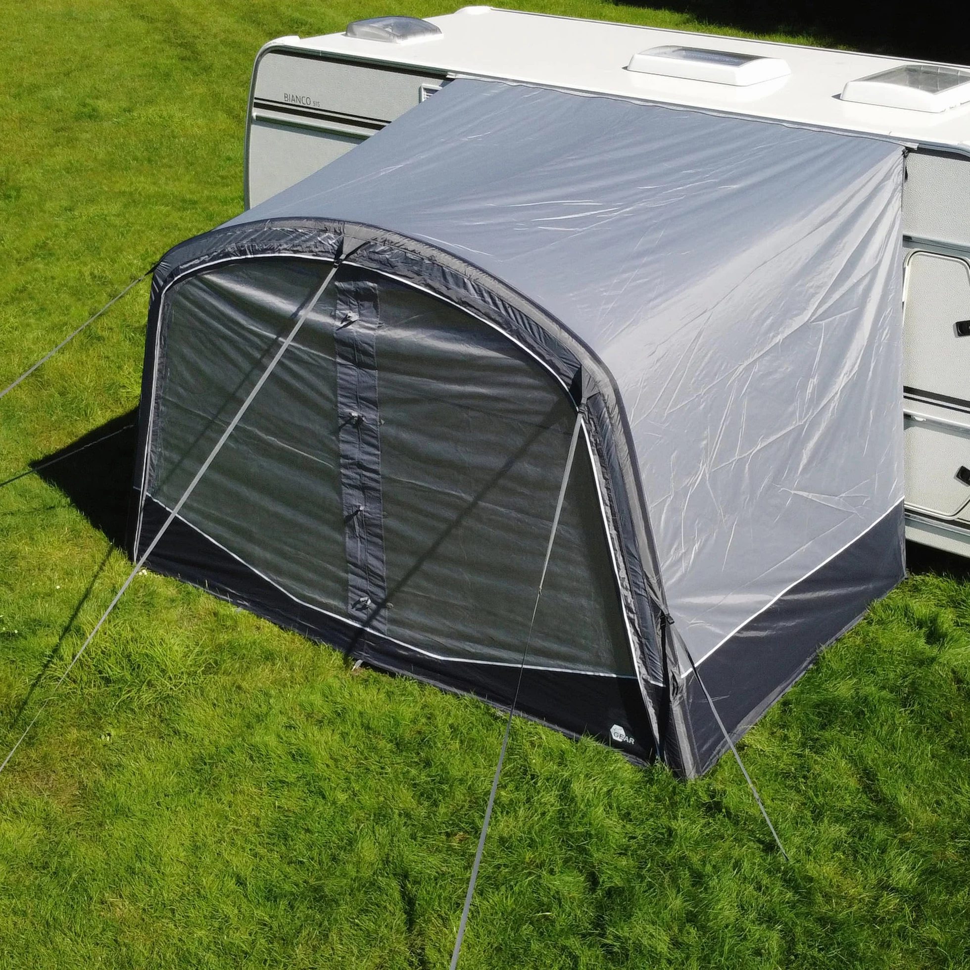 your GEAR Otranto Air – Auvent gonflable 380 x 250 cm, colonne d'eau 5000 mm, idéal pour caravanes et camping-cars, protection solaire your GEAR Otranto Air – Auvent gonflable 380 x 250 cm, colonne