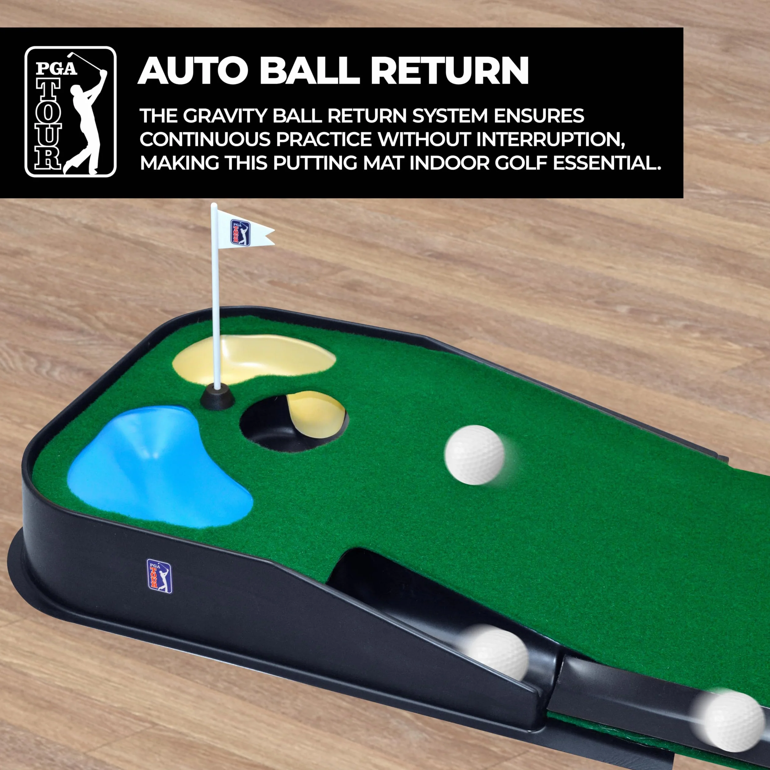 PGA Tour Indoor & Outdoor Golf Putting Mat